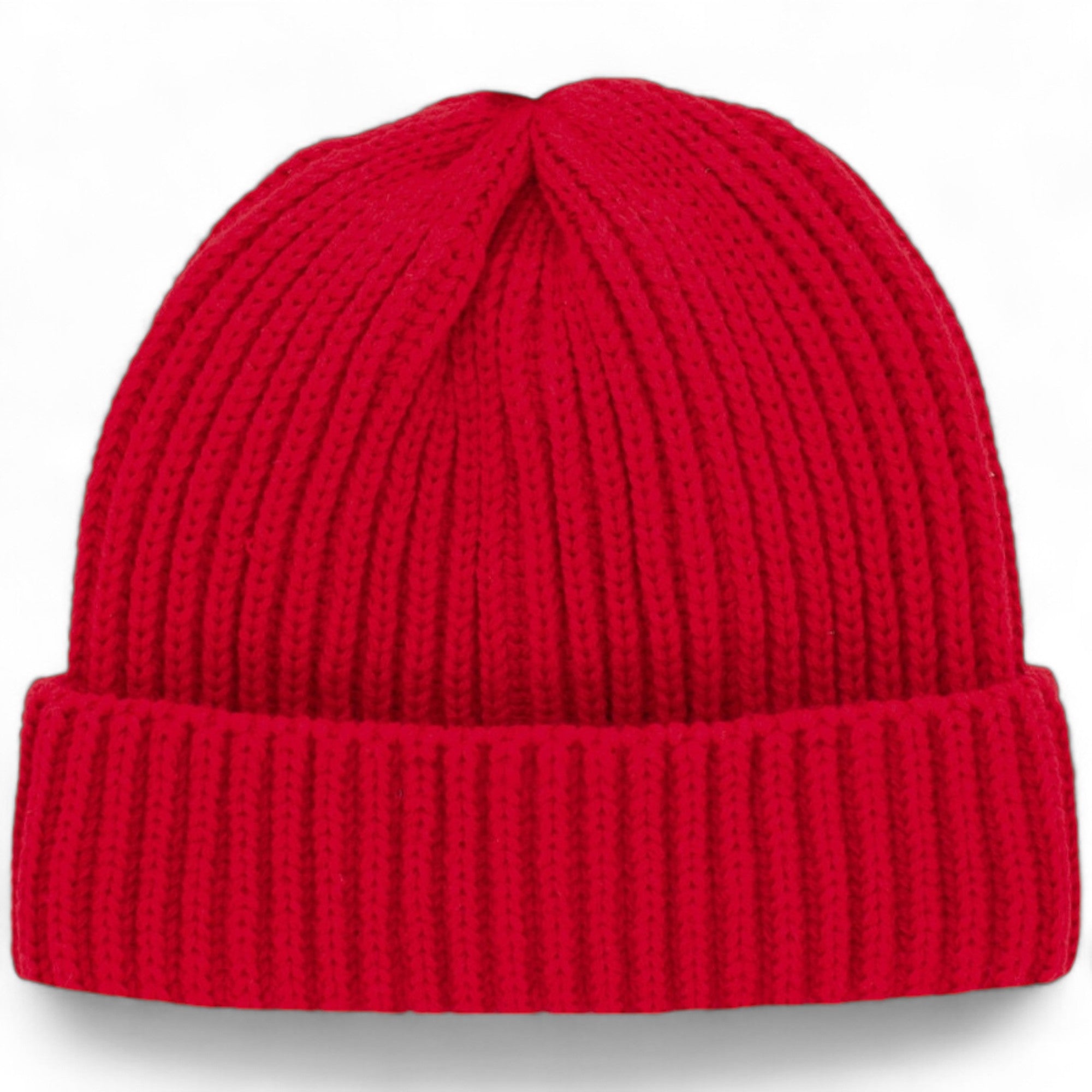 KB Ethos Men Ribbed Beanie (Red)-Red-OneSize-Nexus Clothing