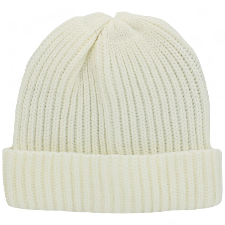 KB Ethos Men Ribbed Beanie (White)-Nexus Clothing