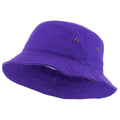 KB Ethos Men Solid Bucket Hat (Purple)