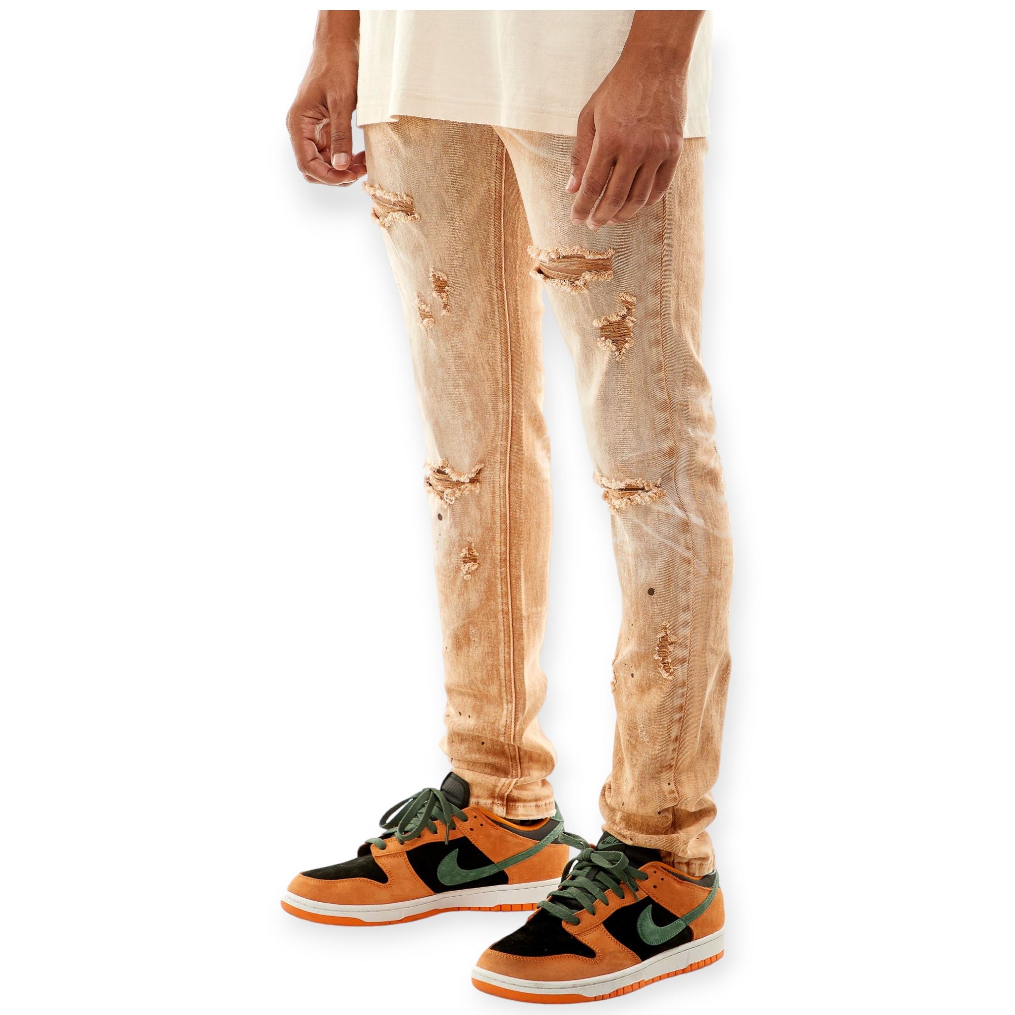 KDNK Men Planet Pants (Gold)-Nexus Clothing