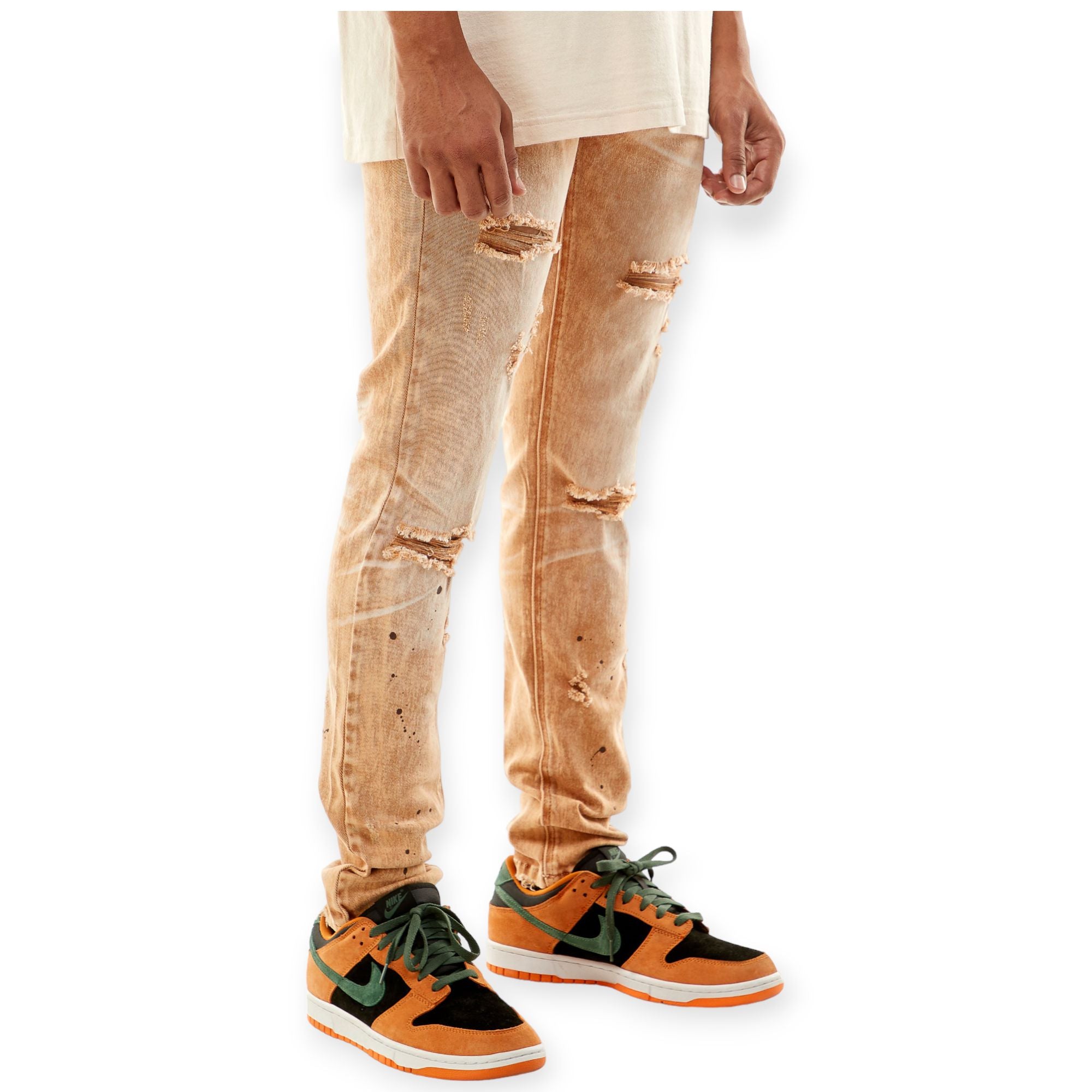 KDNK Men Planet Pants (Gold)-Nexus Clothing