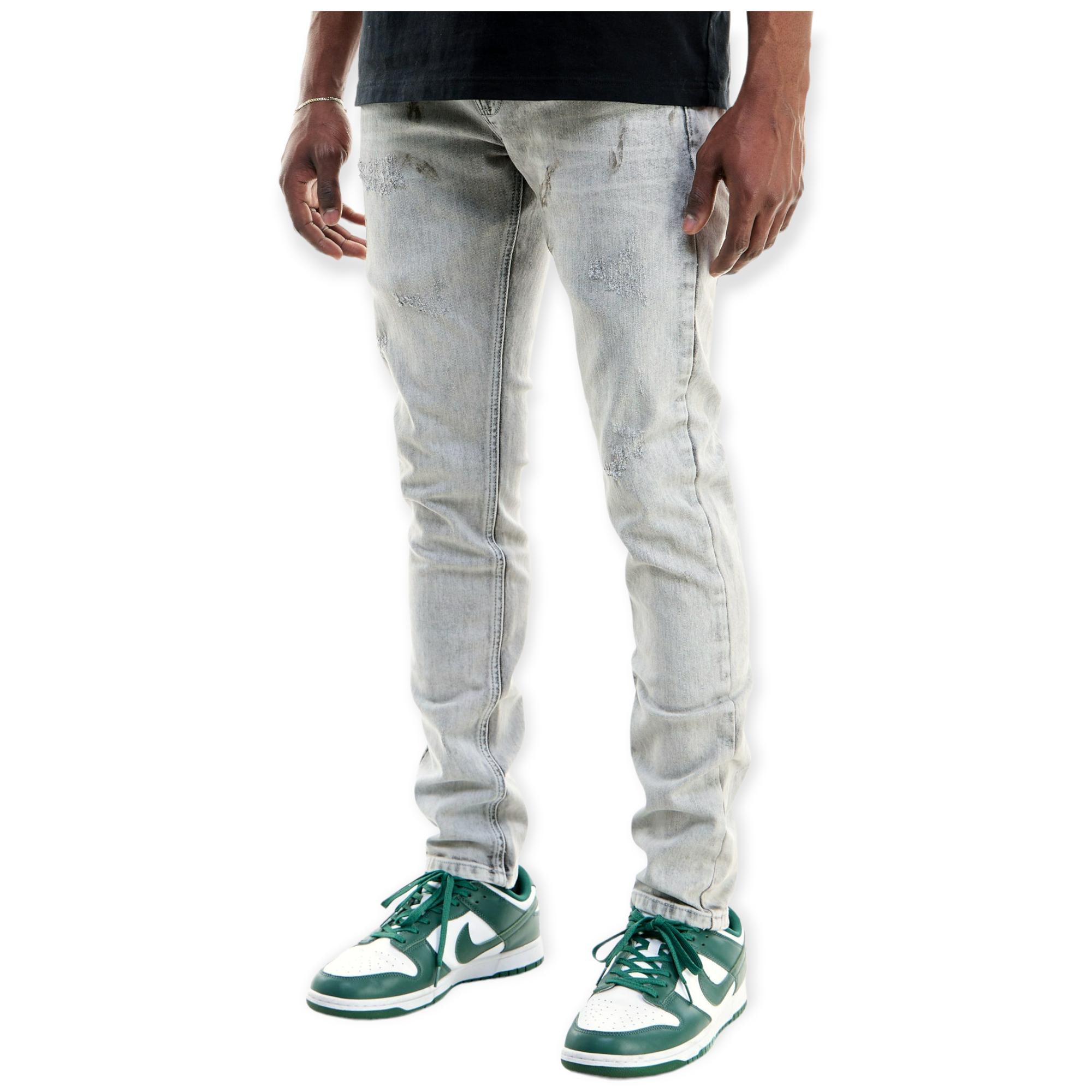 KNDK Men Smoky Jeans (Grey)-Nexus Clothing