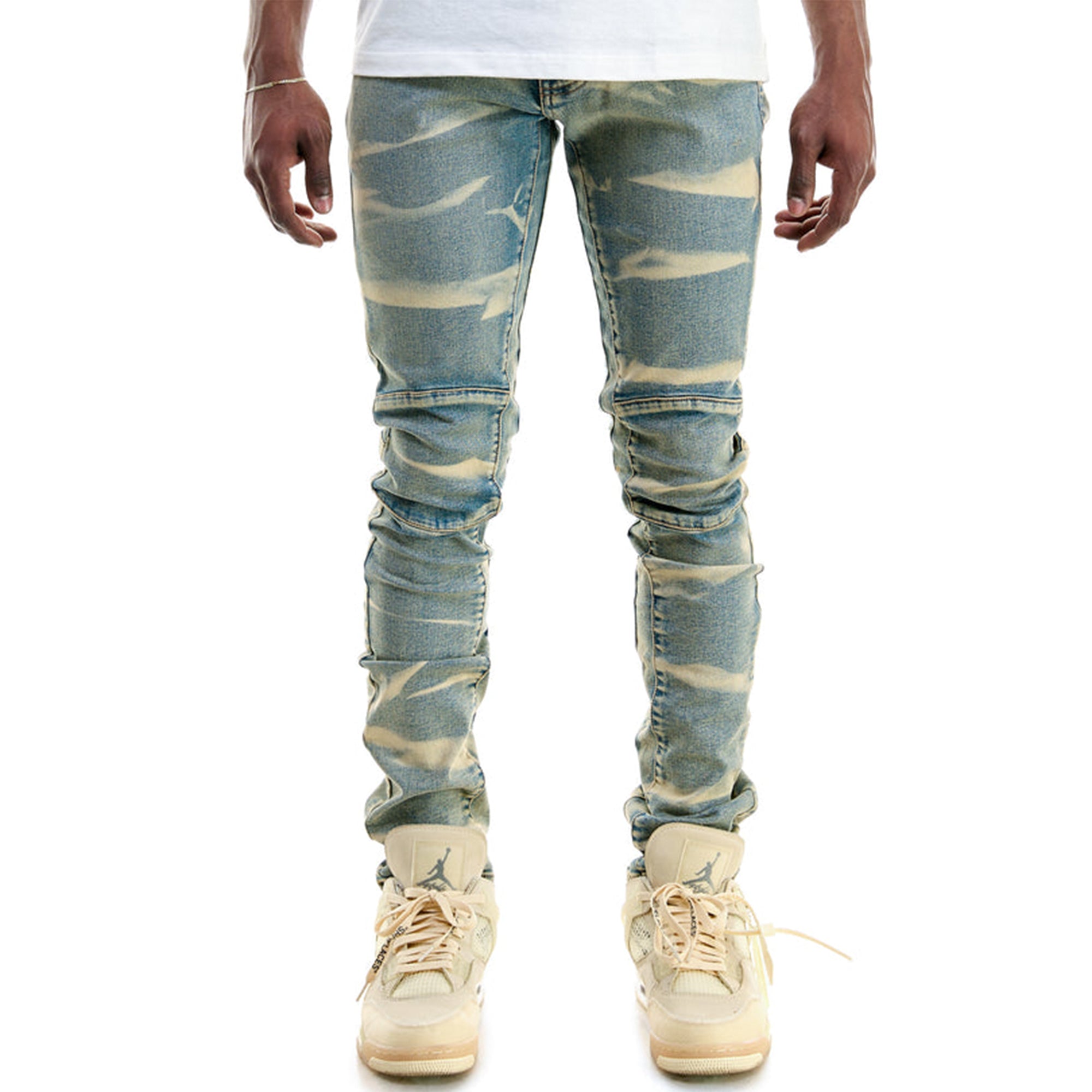 KNDK Men Stacked Lash Jeans (Blue)1