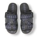 Kappa Men 222 Banda 1 Sandals Slides (Black Dark Grey)