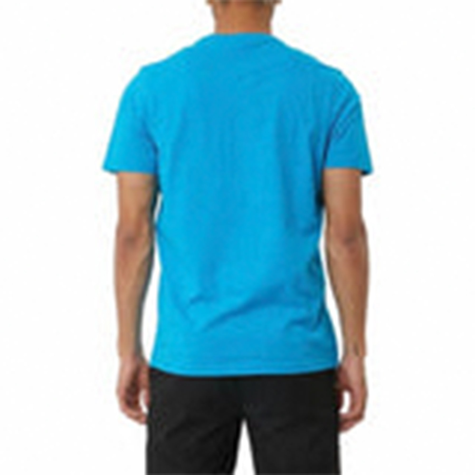 Kappa Men Authentic Aelous T-Shirt (Blue Turkish White)-Nexus Clothing