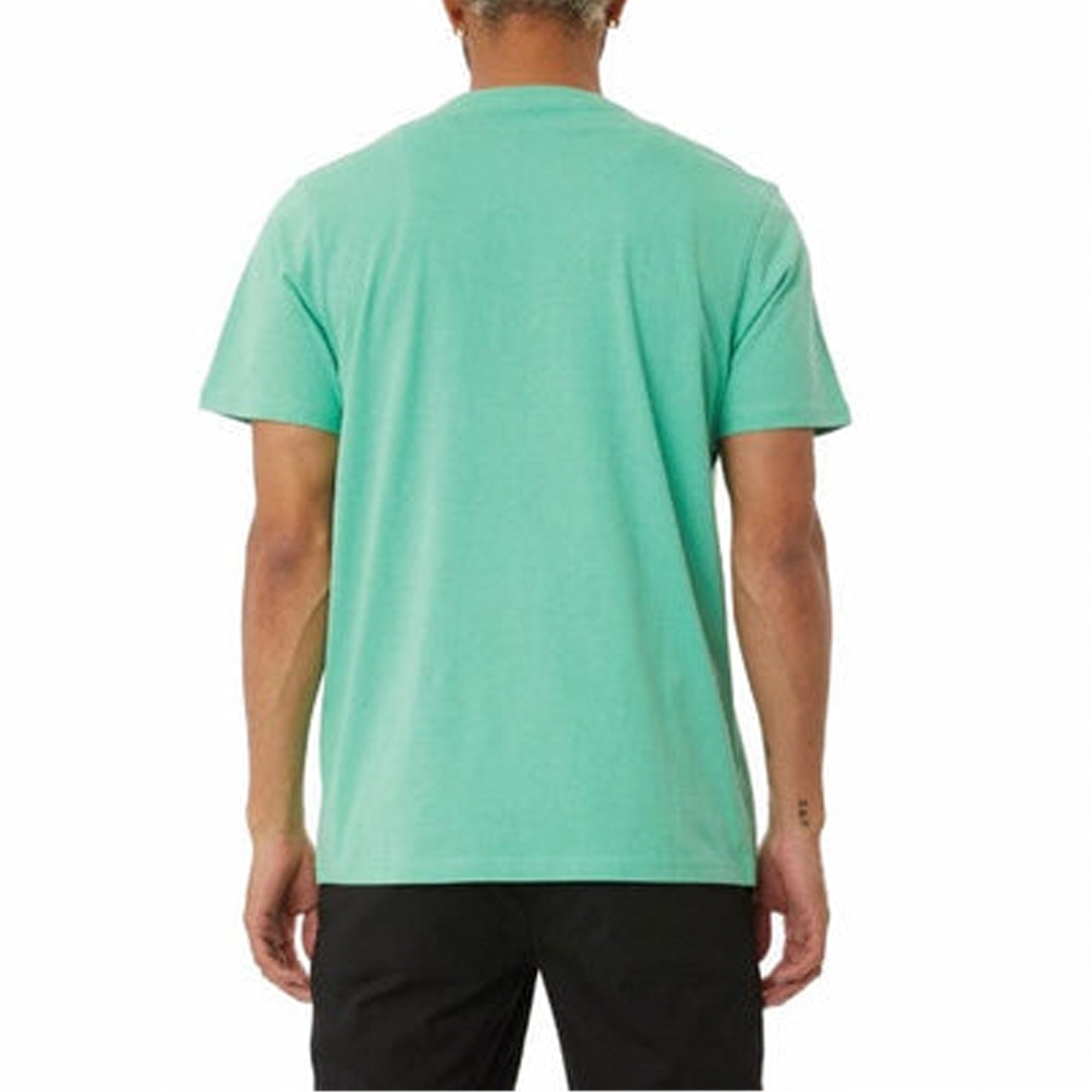 Kappa Men Authentic Aelous T-Shirt (Green LT White)-Nexus Clothing