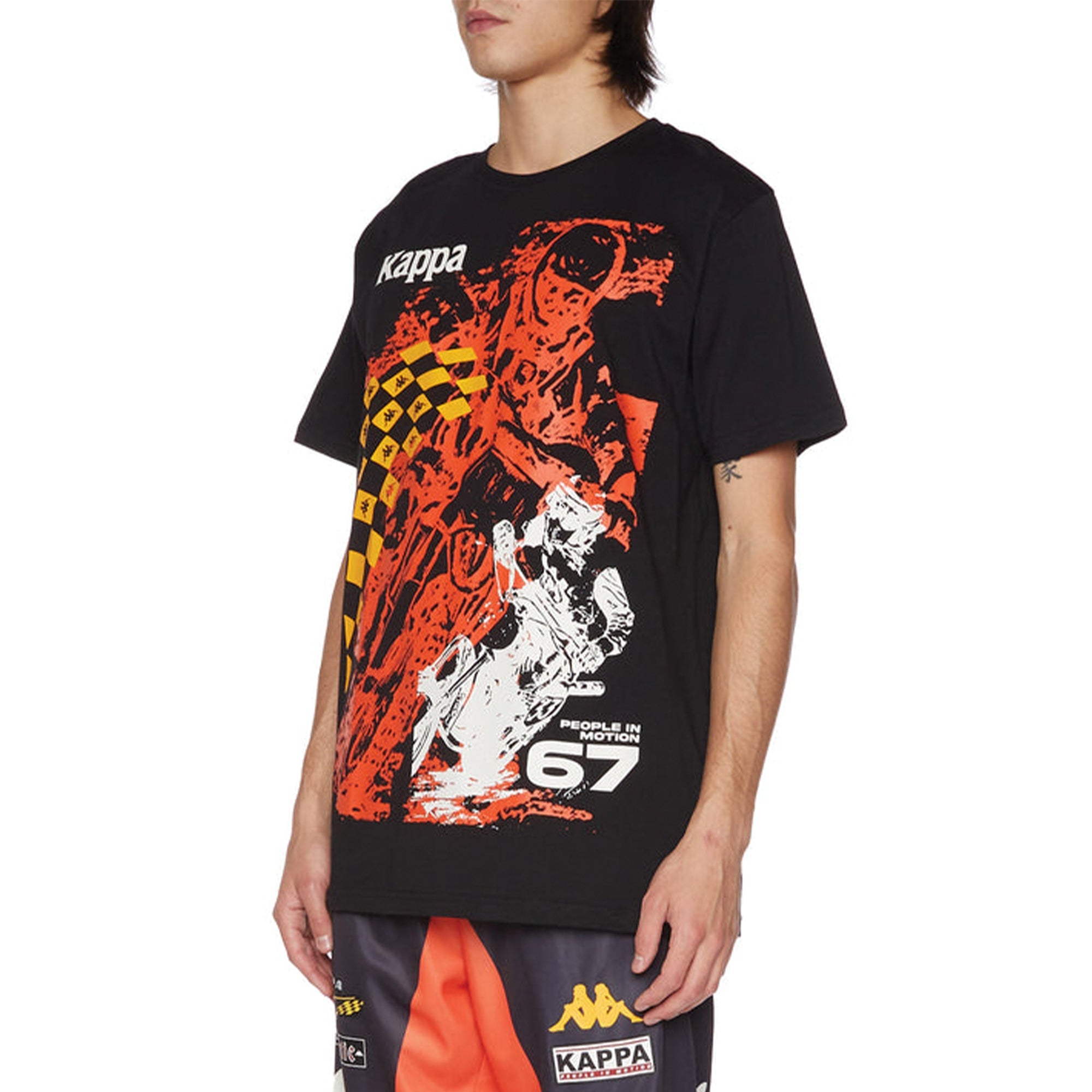 Kappa Men Authentic Orson T-Shirt (Jet Black)-Nexus Clothing