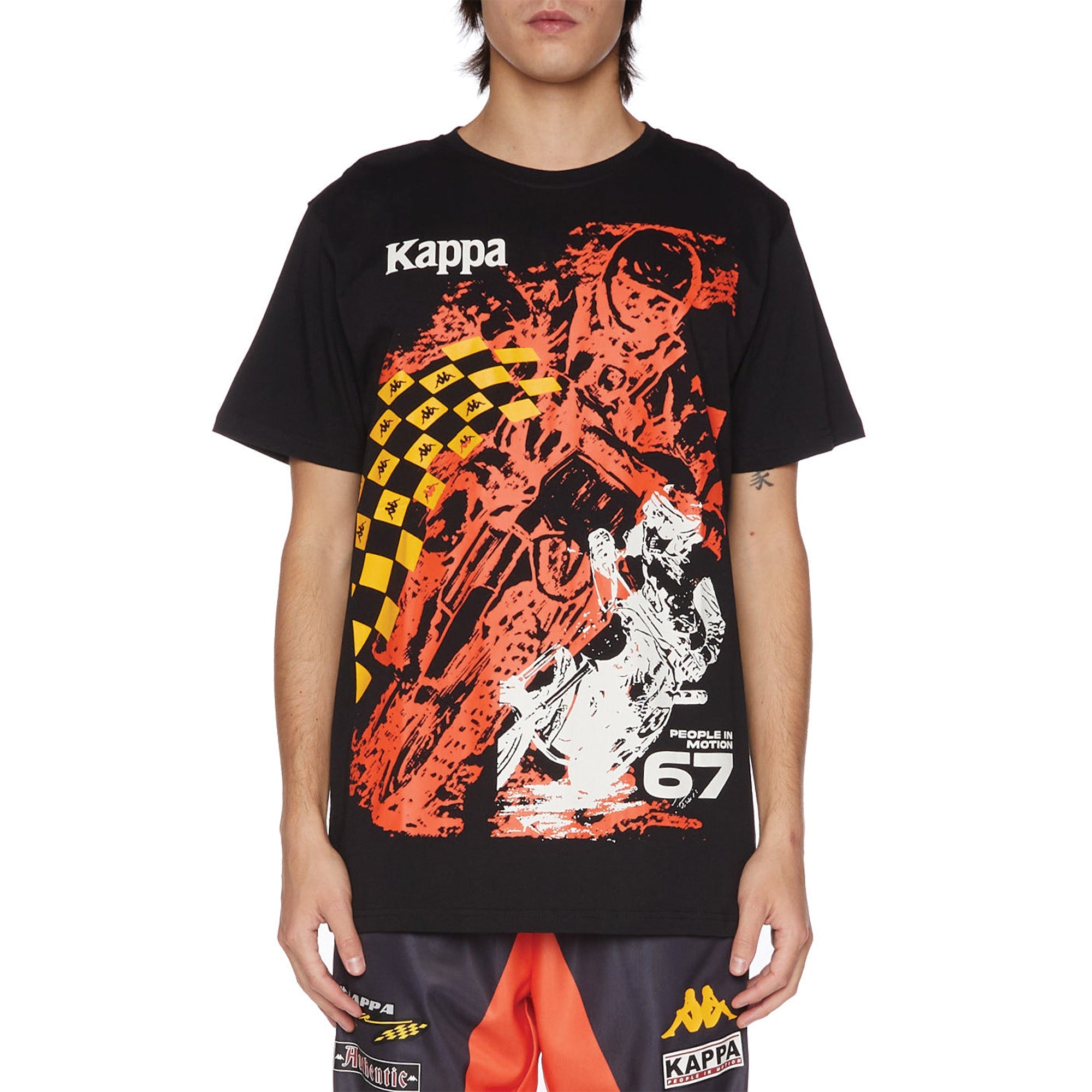 Kappa Men Authentic Orson T-Shirt (Jet Black)-Jet Black-Small-Nexus Clothing