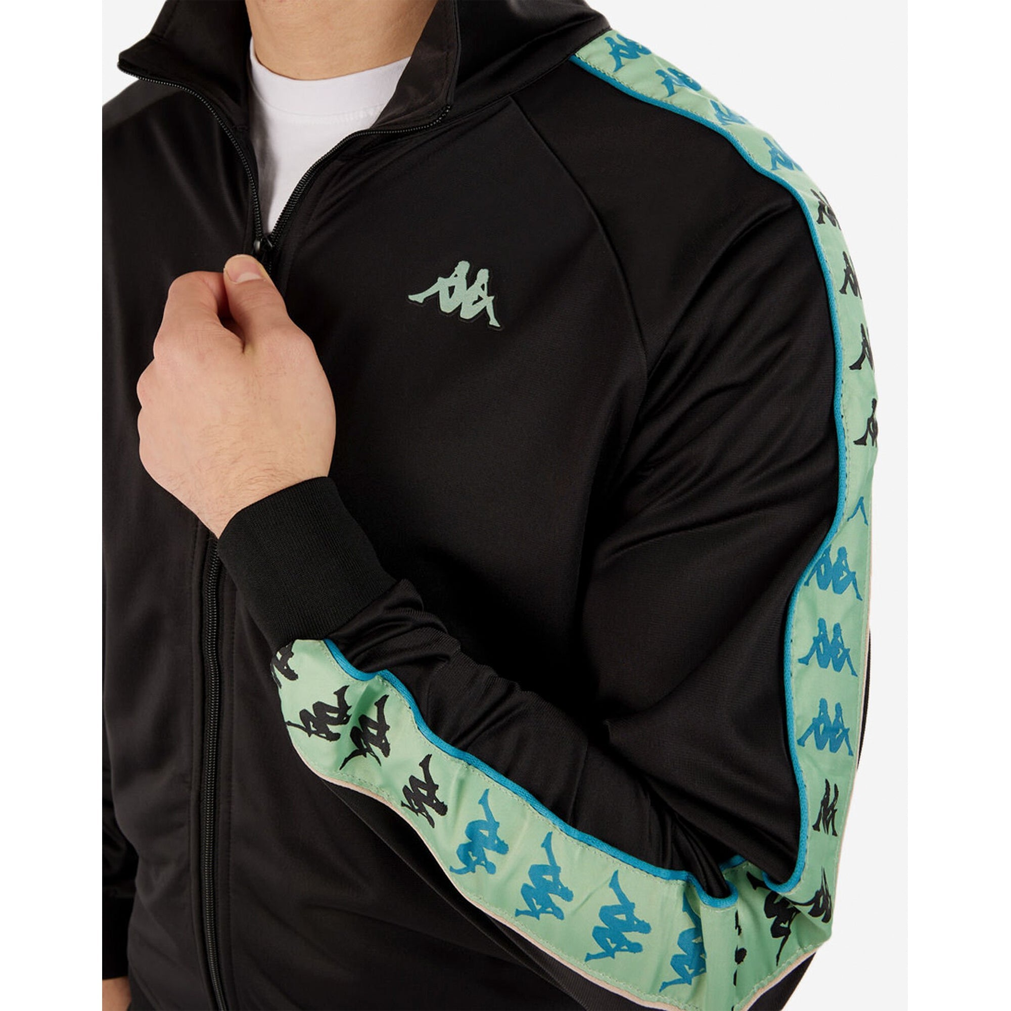 Kappa Men Bandana Mercury Track Jacket (Black Smoke)-Nexus Clothing