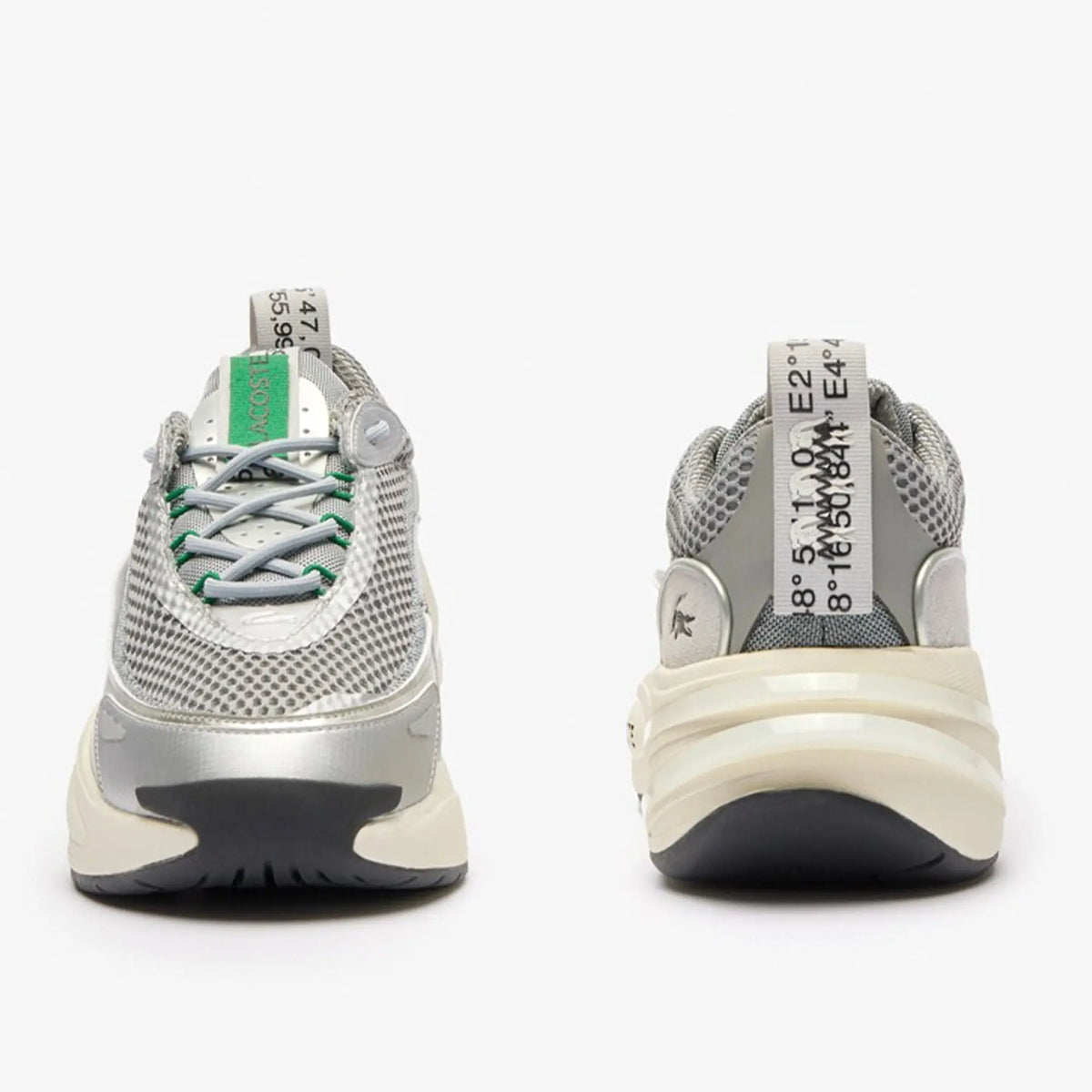 LACOSTE Audyssor Lite Textile Sneaker Men\'s Size US 12 Silver/White Lacoste Lacoste Audyssor Lite ADVT Sneakers | Grailed main image 3