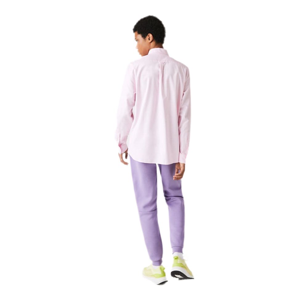 LACOSTE Men Lacoste Tapered Fit Fleece Trackpants (Neva Purple)-Nexus Clothing