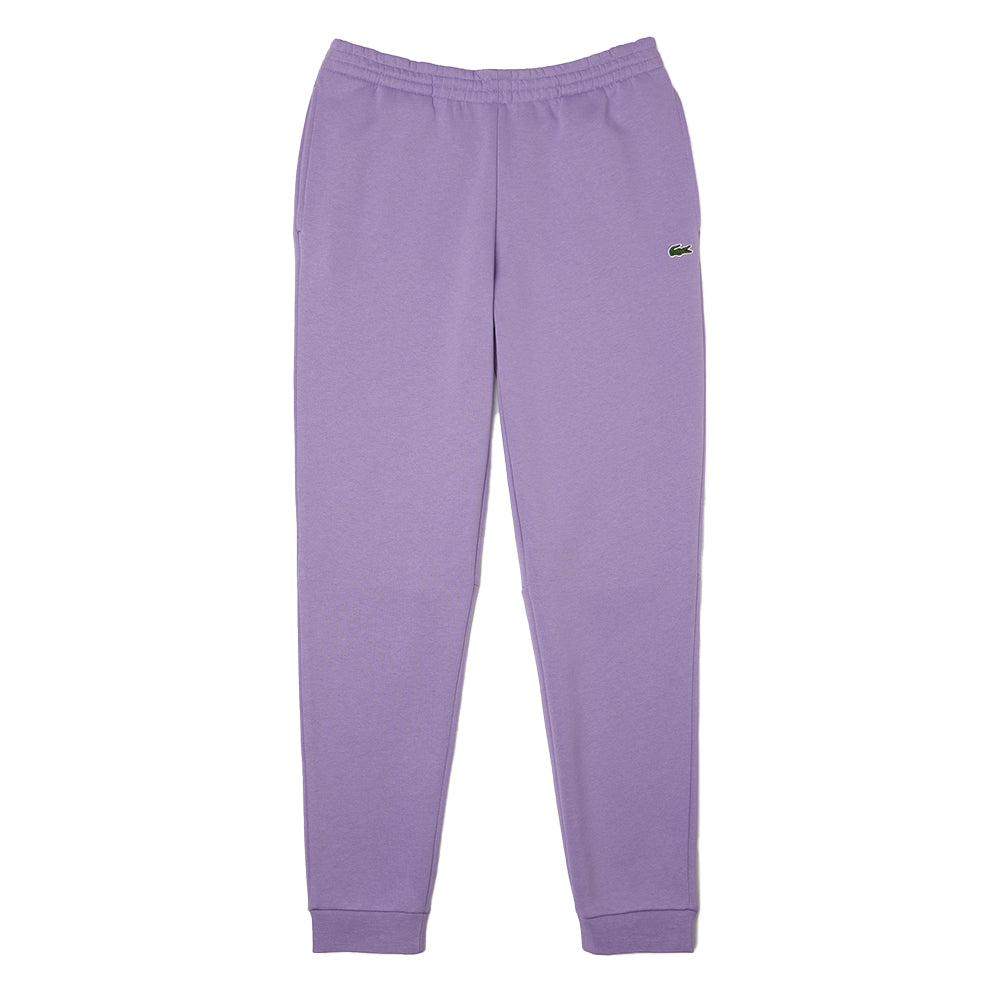 LACOSTE Men Lacoste Tapered Fit Fleece Trackpants (Neva Purple)-Nexus Clothing