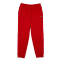 LACOSTE Men Lacoste Tapered Fit Fleece Trackpants (Red)