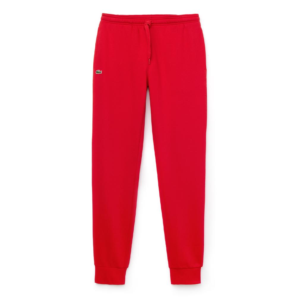 Lacoste Men's Sport Fleece Tennis Sweatpants-Red Red-Small-Nexus Clothing