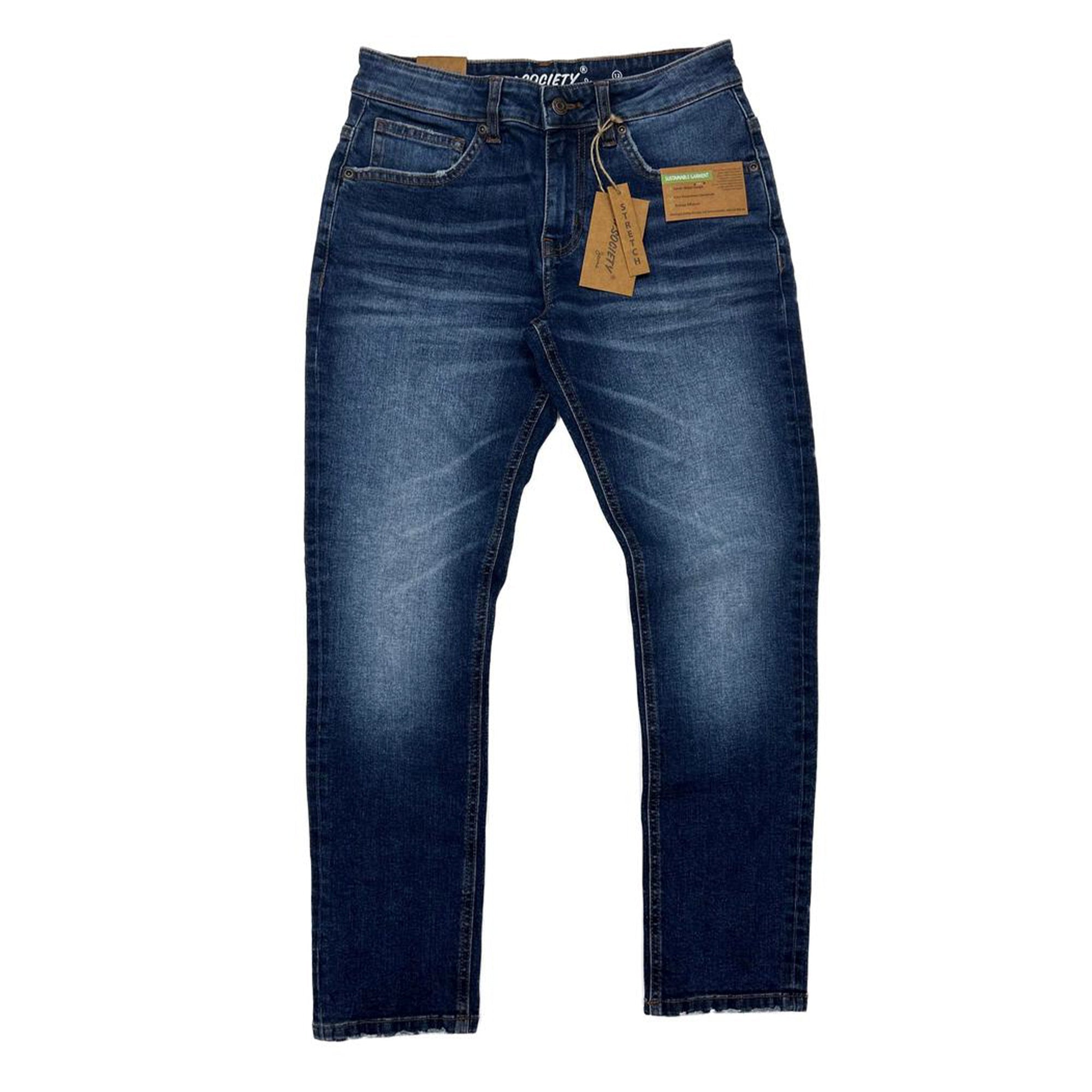 M. Society Boys Stretched Denim Jeans(Dark Indigo)-Dark Indigo Etha-8-Nexus Clothing
