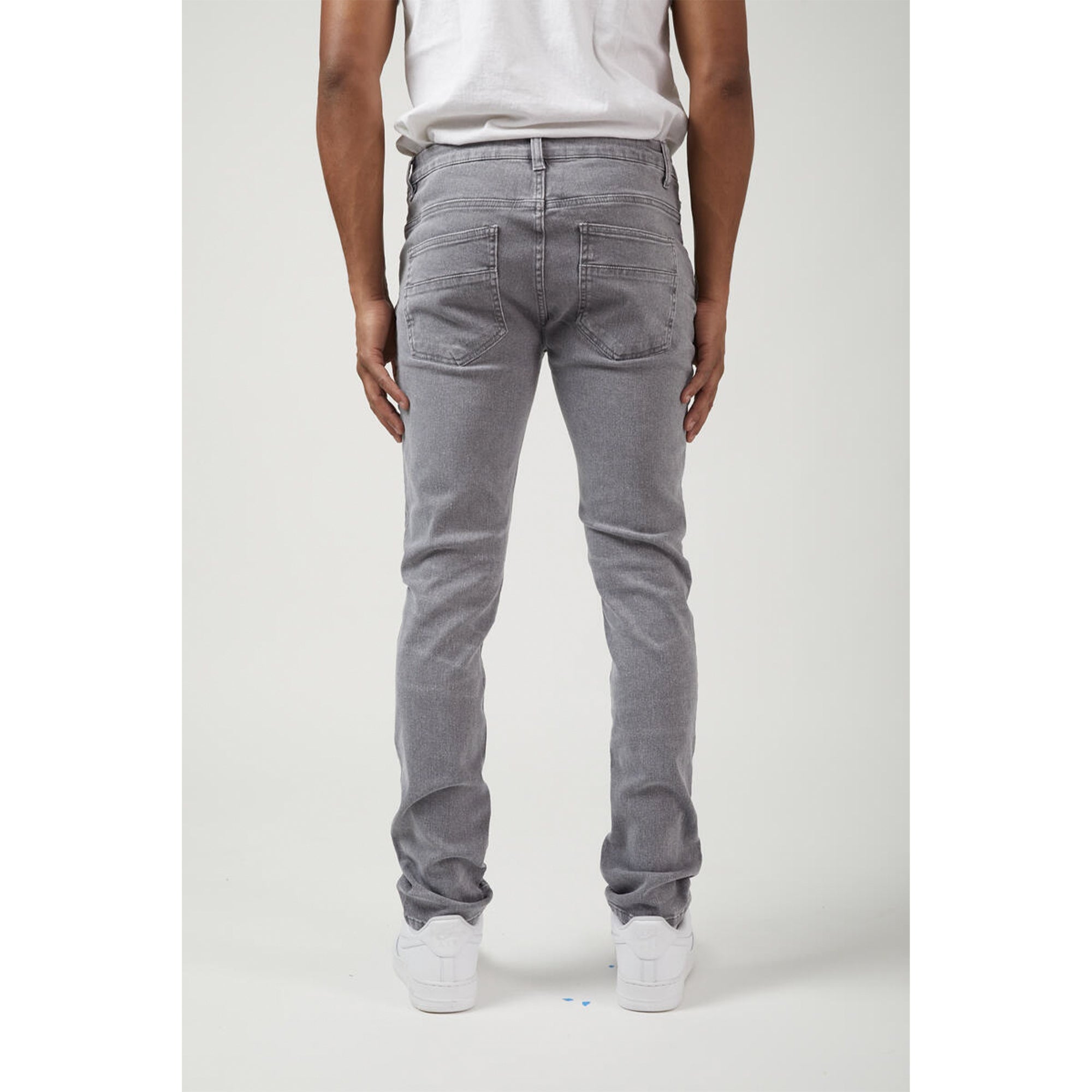 M. Society Men Skinny Fit Denim Jeans(Gray)-Nexus Clothing