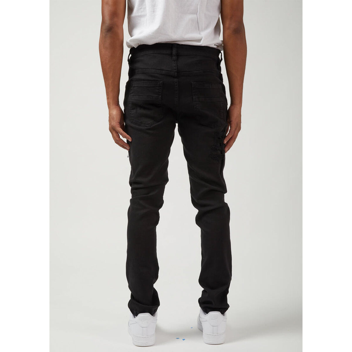 M. Society Men Stretched Denim Jeans(Black)