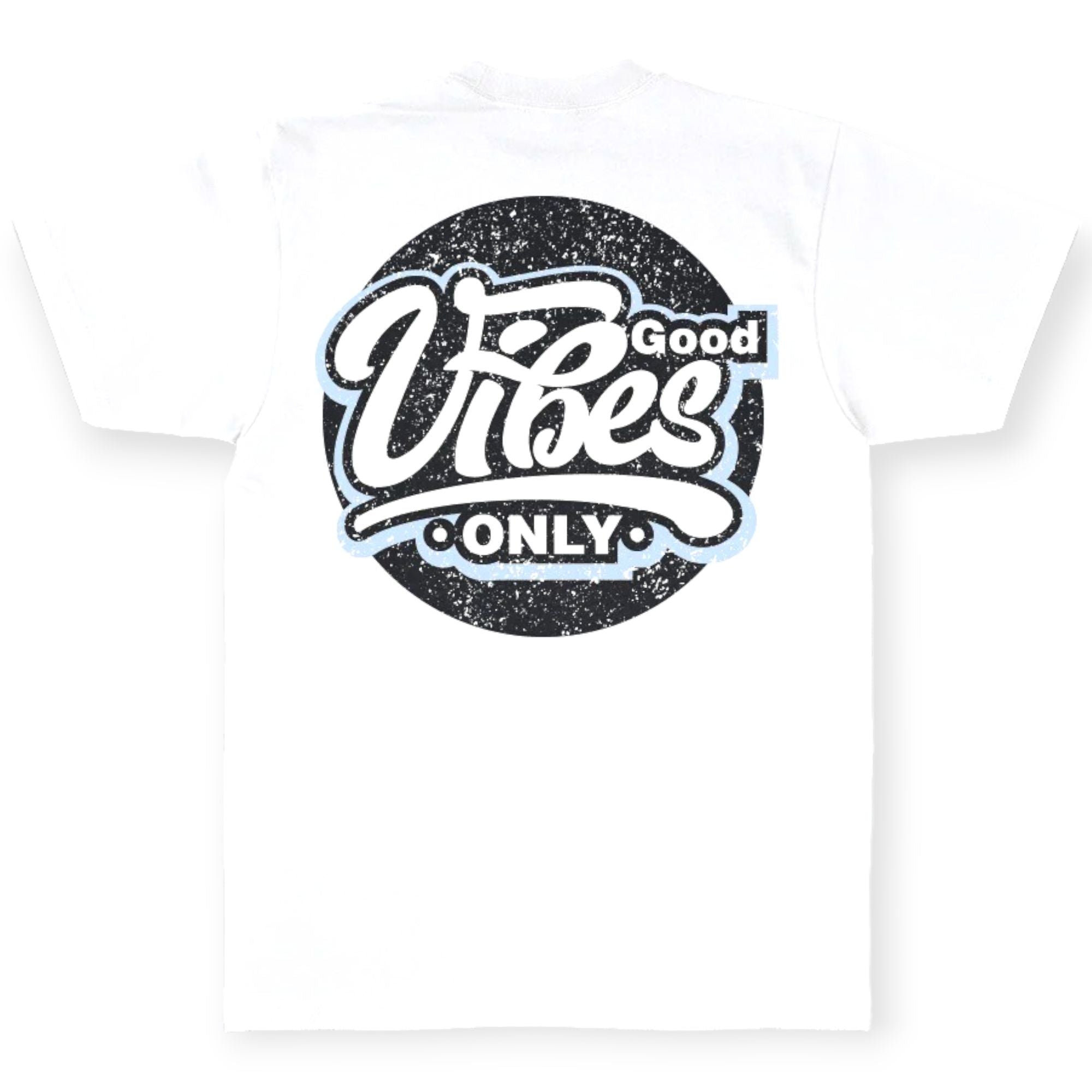 Million Dolla Motive Men Good Vibes Only T-Shirt(White)-White-Small-Nexus Clothing