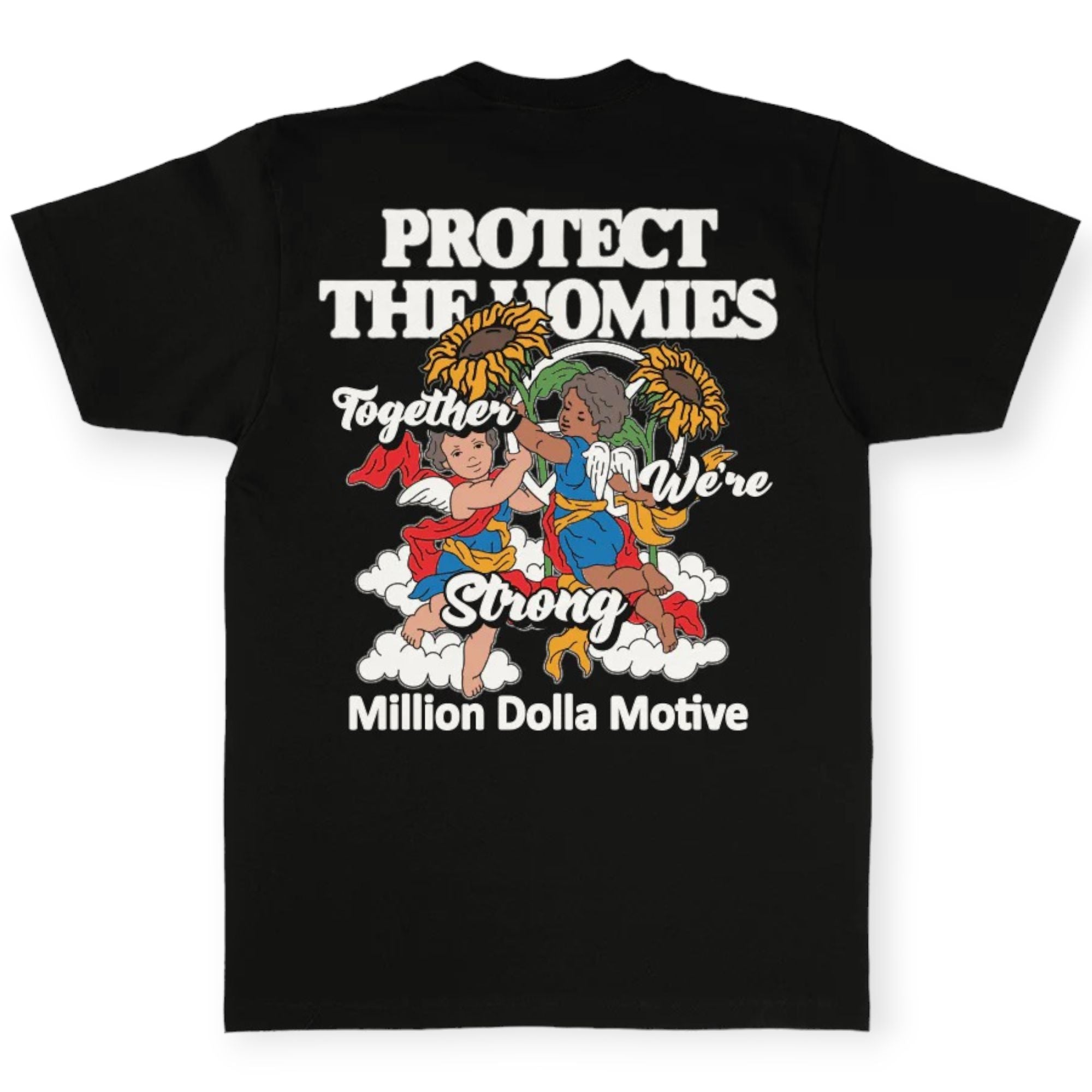 Million Dolla Motive Men Protect The Homies(Black)-Black-XX-Large-Nexus Clothing