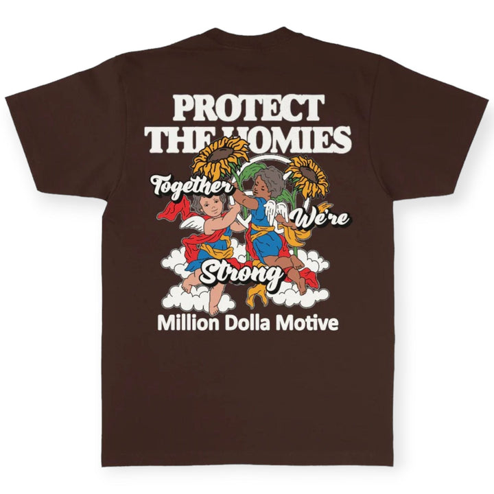 Million Dolla Motive Men Protect The Homies(Brown)-Nexus Clothing