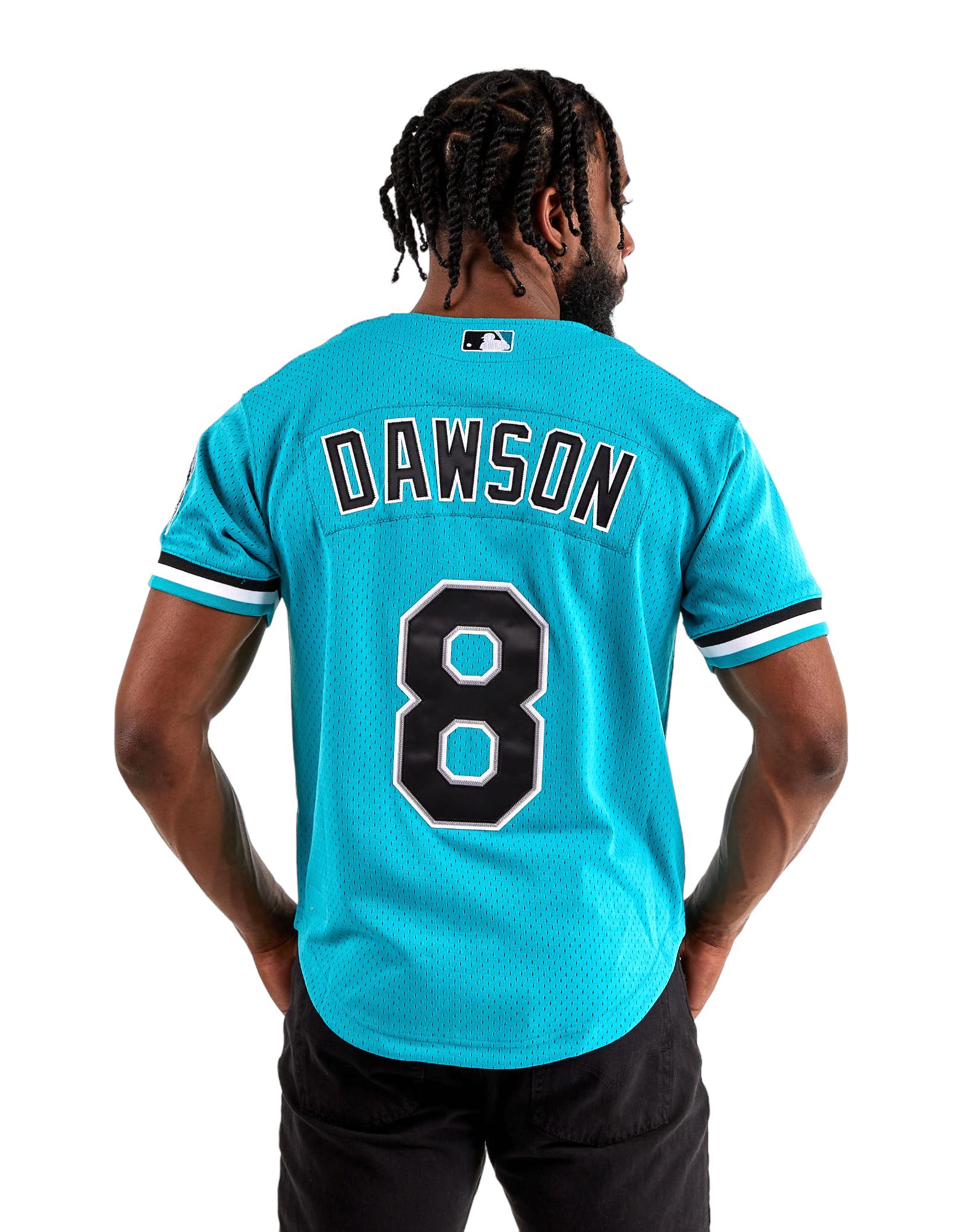 Mitchell & Ness MLB Authentic BP Jersey - Buttonfront Florida Marlins1995 Andre Dawson (EVERGREEN)-Nexus Clothing