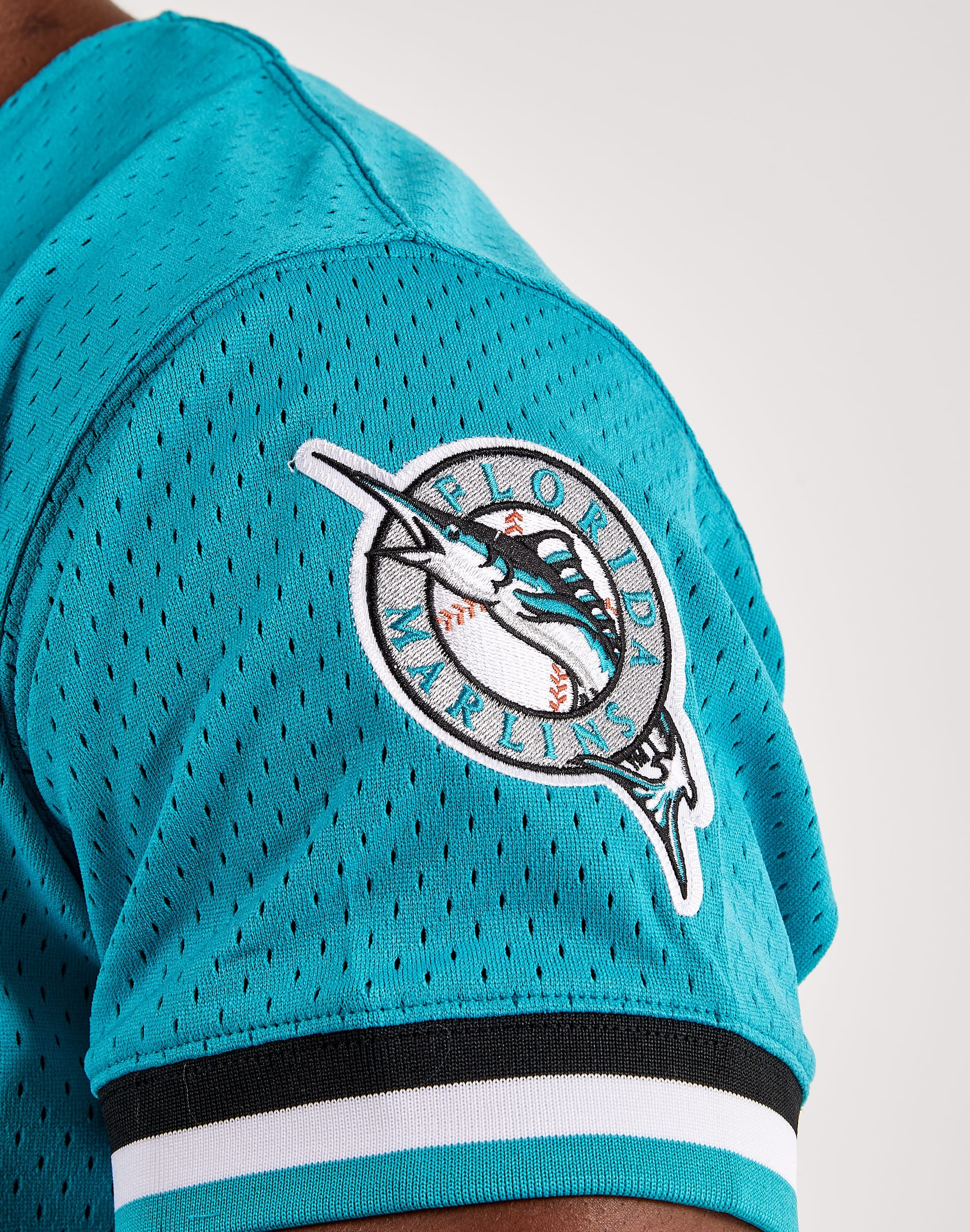 Mitchell & Ness MLB Authentic BP Jersey - Buttonfront Florida Marlins1995 Andre Dawson (EVERGREEN)-Men-Tops-T-Shirts-Mitchell &amp; Ness- Nexus Clothing