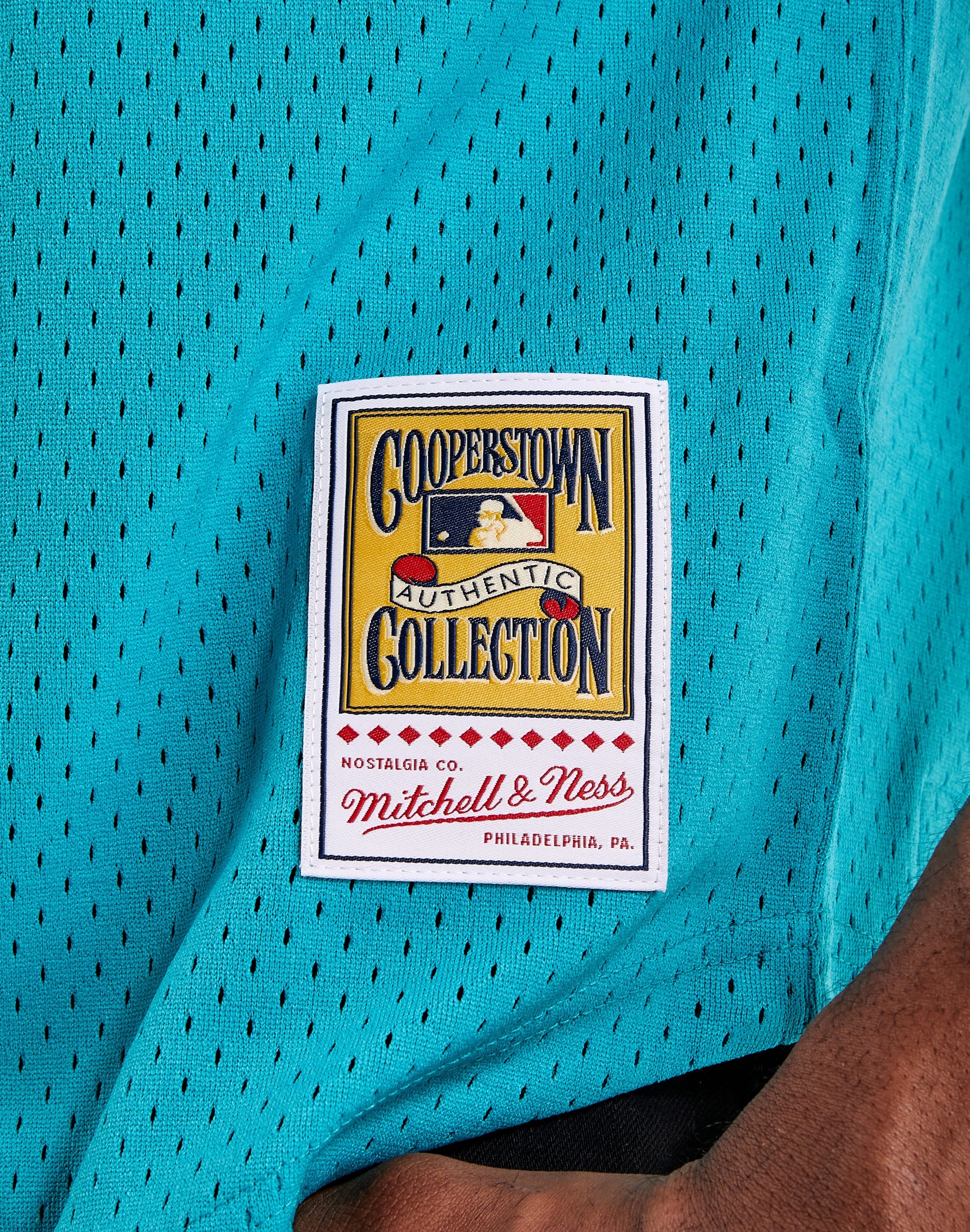 Mitchell & Ness MLB Authentic BP Jersey - Buttonfront Florida Marlins1995 Andre Dawson (EVERGREEN)-Nexus Clothing