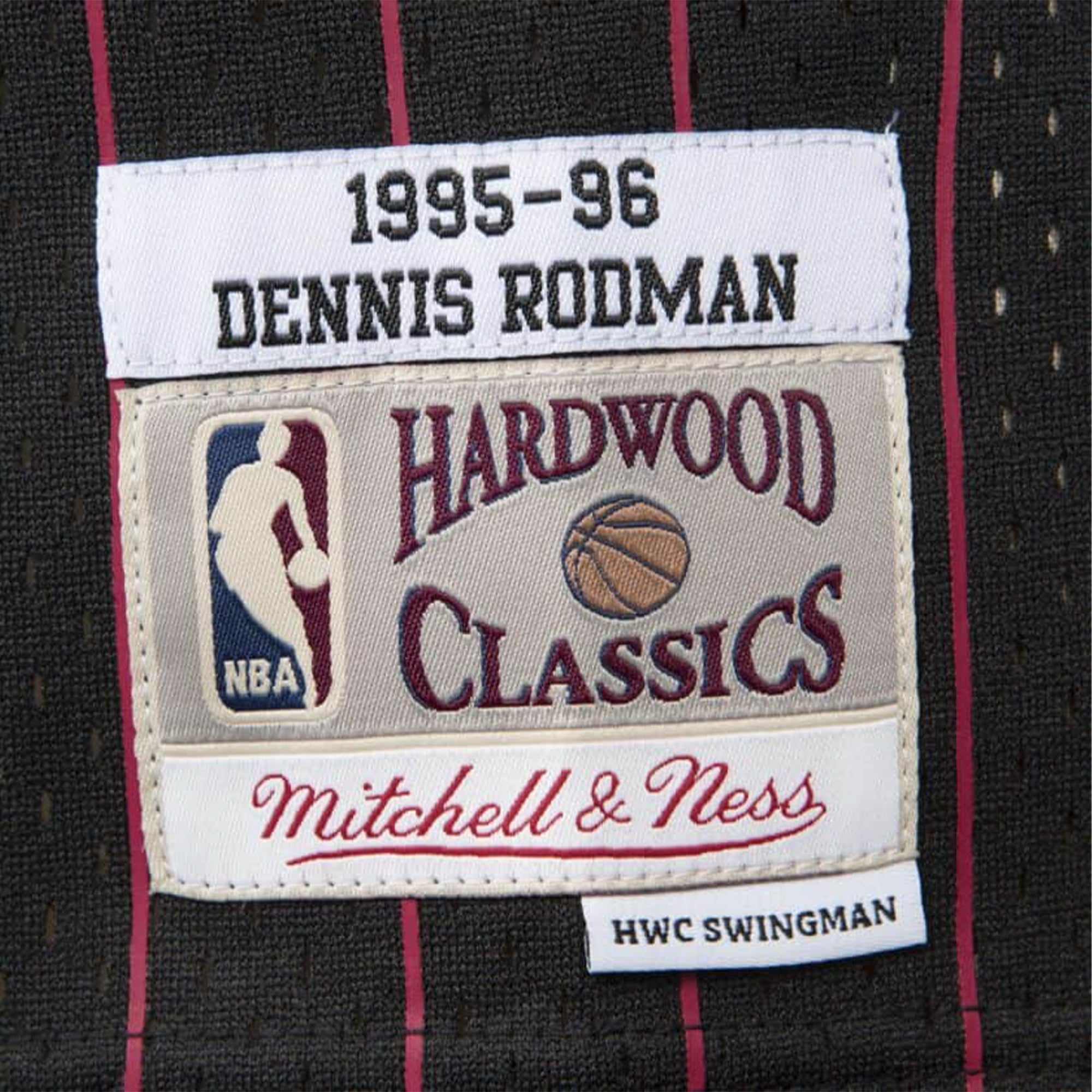 Mitchell & Ness Swingman Chicago Bulls Alternate 1995-96 Dennis Rodman Jersey, Black