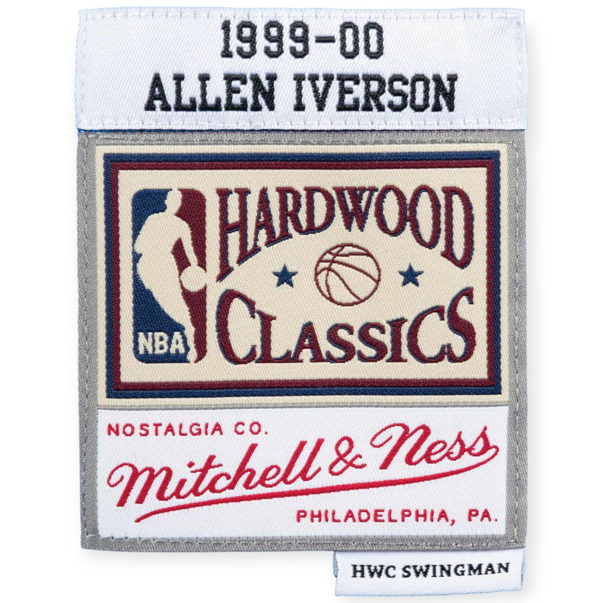 Men's Mitchell & Ness Allen Iverson Royal Philadelphia 76ers Hardwood Classics Swingman Jersey
