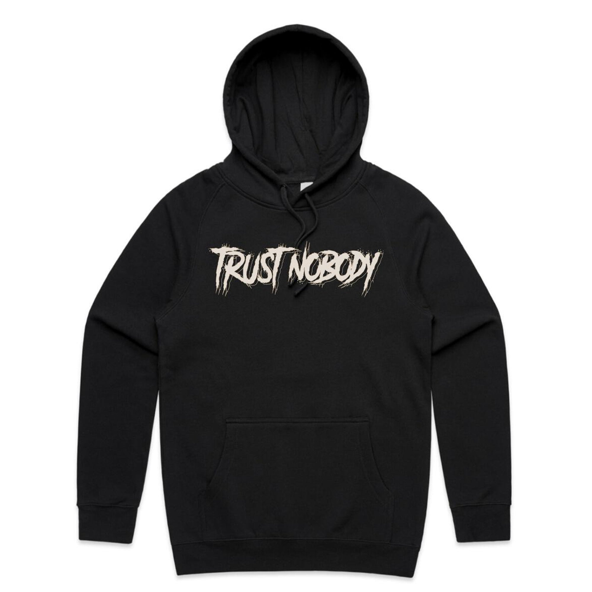 Murda Crue Men Trust Nobody Hoodie (Black)-Nexus Clothing