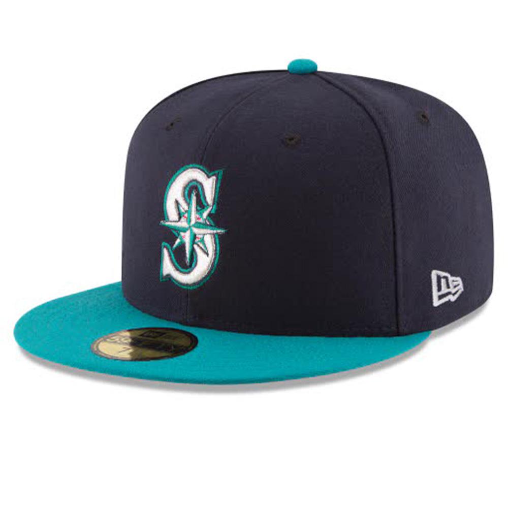 NEW ERA MEN SEATTLE MARINERS AUTHENTIC COLLECTION 59FIFTY FITTED-Navy Blue-7-Nexus Clothing