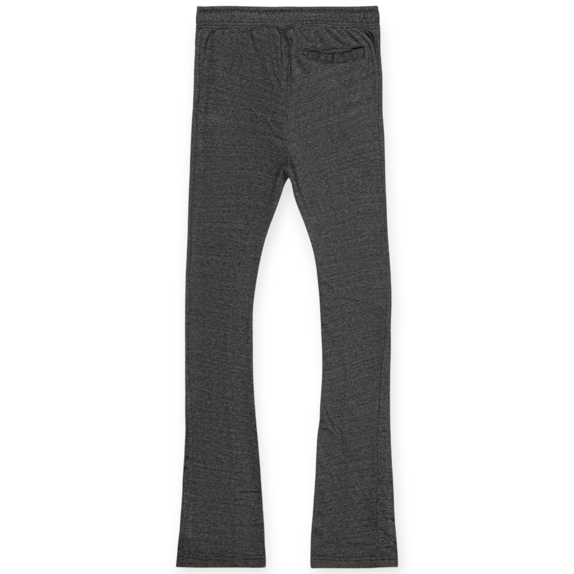 NEXUS Clothing Men Basic Flare Stacked Sweatpant French Terry Joggers(Characoal)-Nexus Clothing