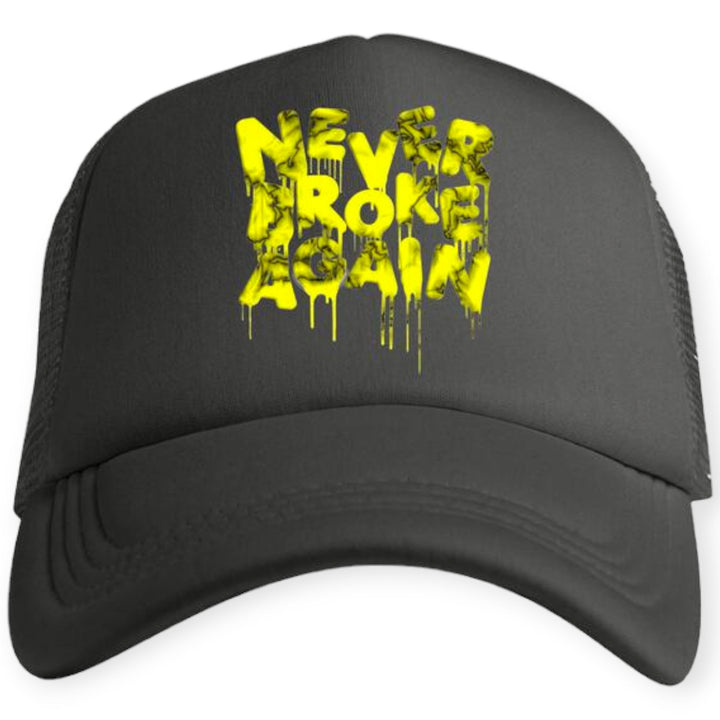 Never Broke Again Men Pollen Drip Hat (Black)-Black-OneSize-Nexus Clothing