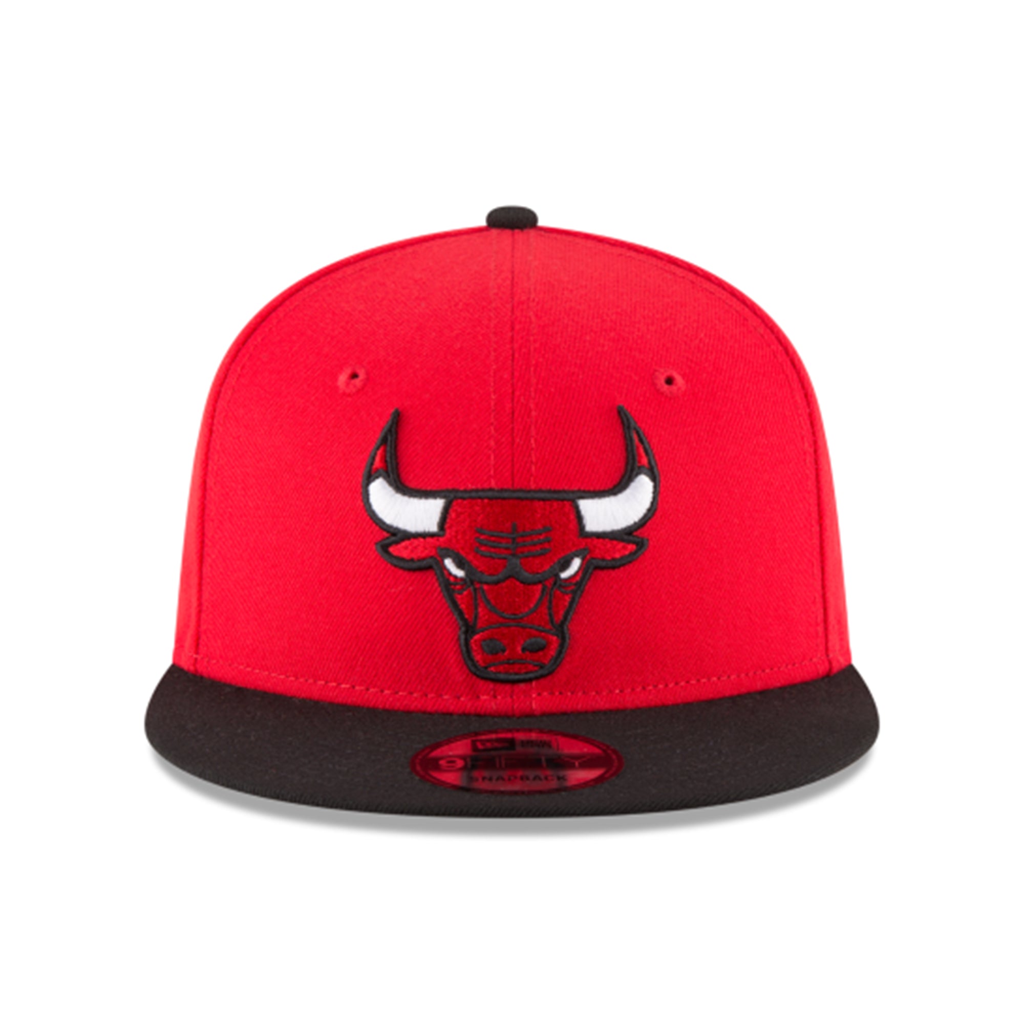 New Era Chicago Bulls Snapback Hat (Red Black)4