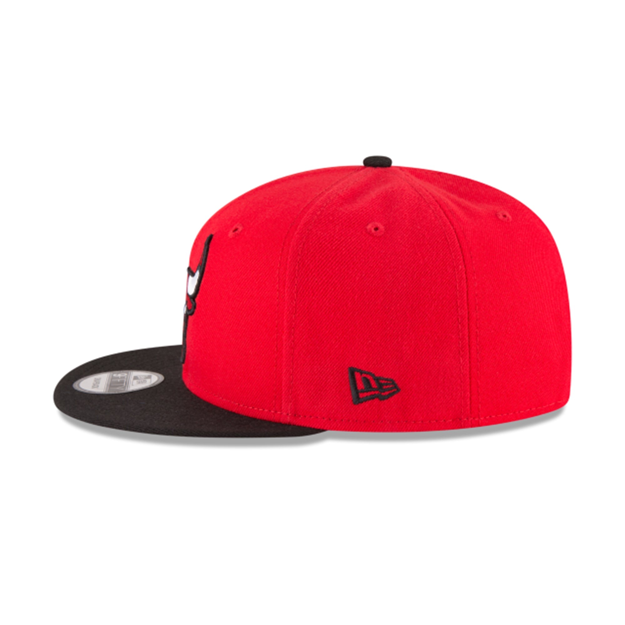 New Era Chicago Bulls Snapback Hat (Red Black)5
