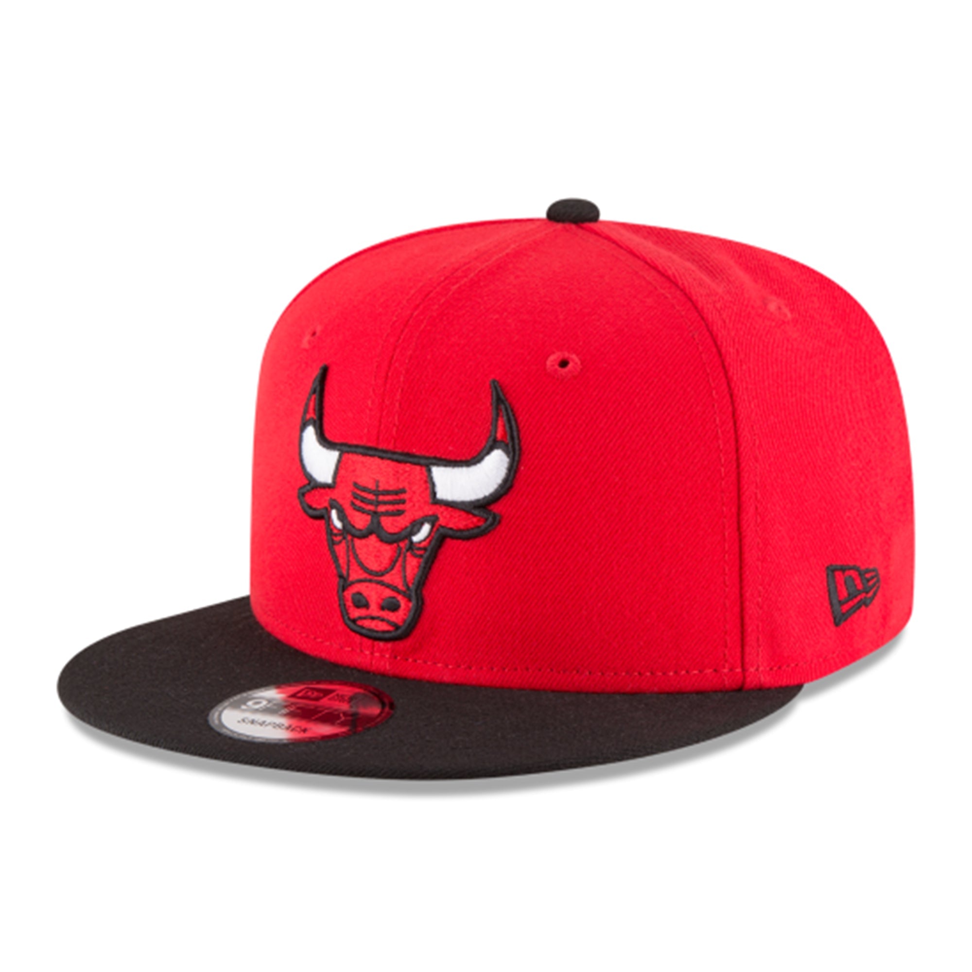New Era Chicago Bulls Snapback Hat (Red Black)1