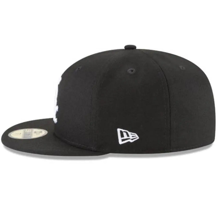 New Era Chicago White Sox Black On White 59Fifty Fitted Hat-Nexus Clothing