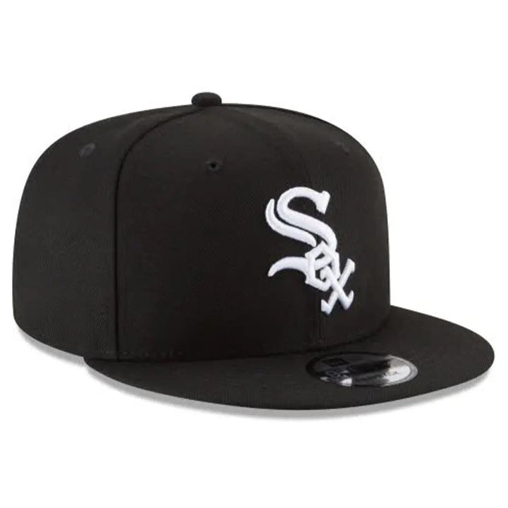 New Era Chicago White Sox MLB Basic 9Fifty Snapback Black White Hat-Nexus Clothing