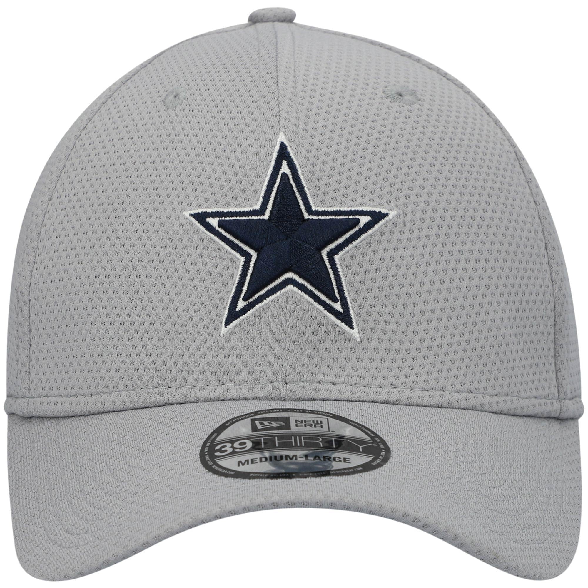 New Era Cowboys 3930 Fitted Dad Hat (Grey)-Nexus Clothing