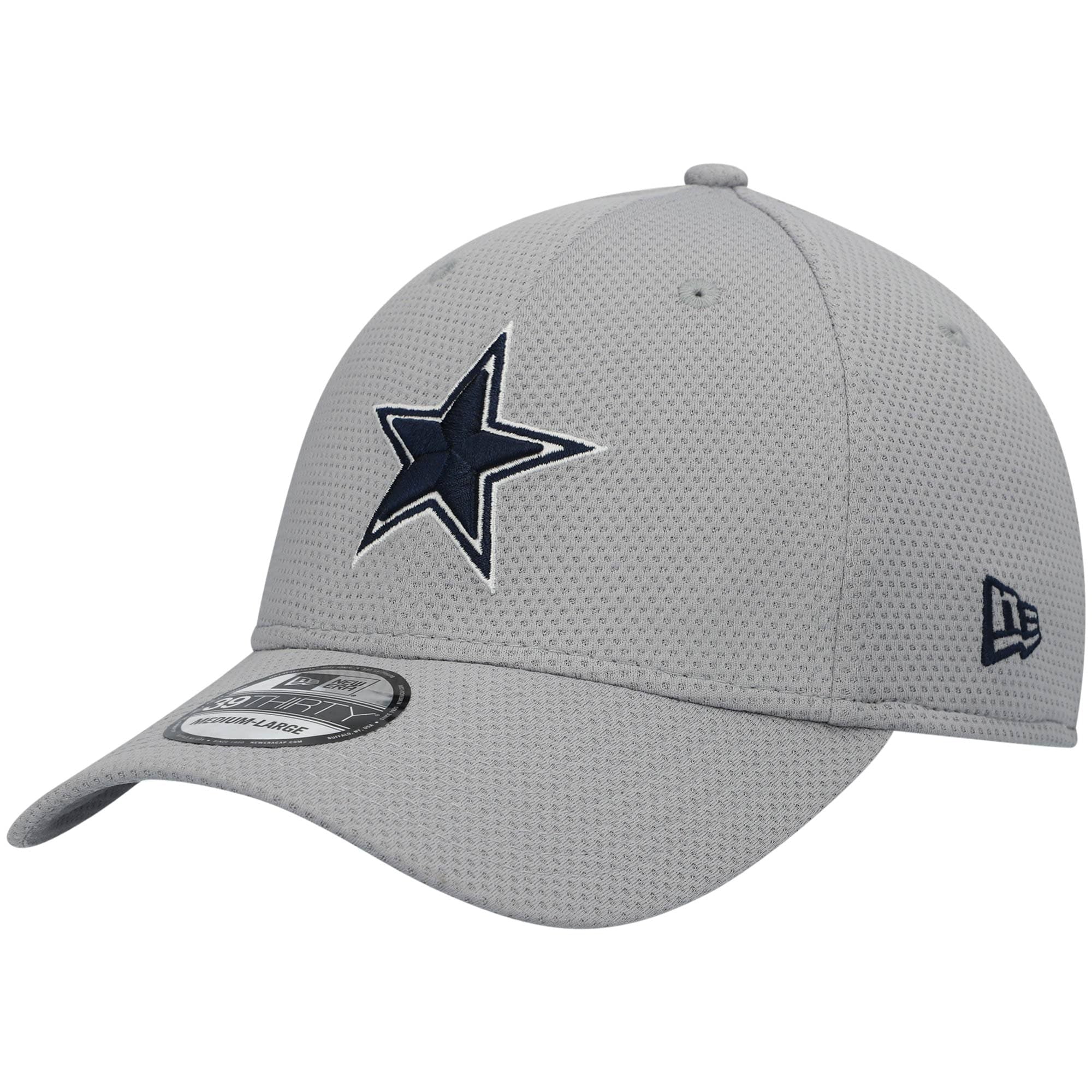 New Era Cowboys 3930 Fitted Dad Hat (Grey)-Grey-Small / Medium-Nexus Clothing