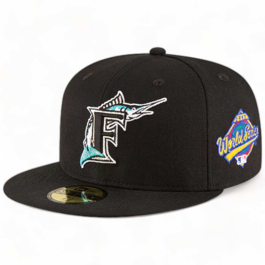 Shop New Era 59Fifty Florida Marlins 1997 World Series Wool Hat 11783655  black