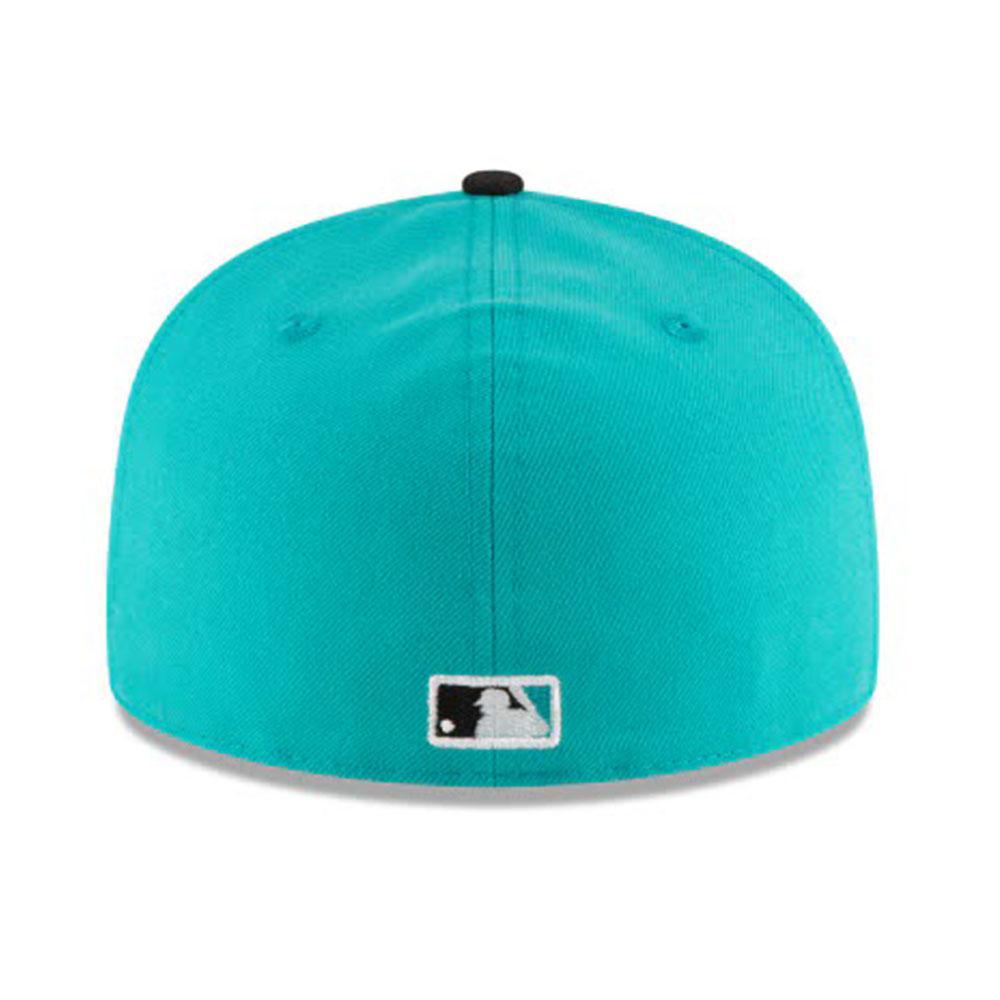 New Era FLORIDA MARLINS WORLD SERIES TEAL WOOL 59FIFTY FITTED 3
