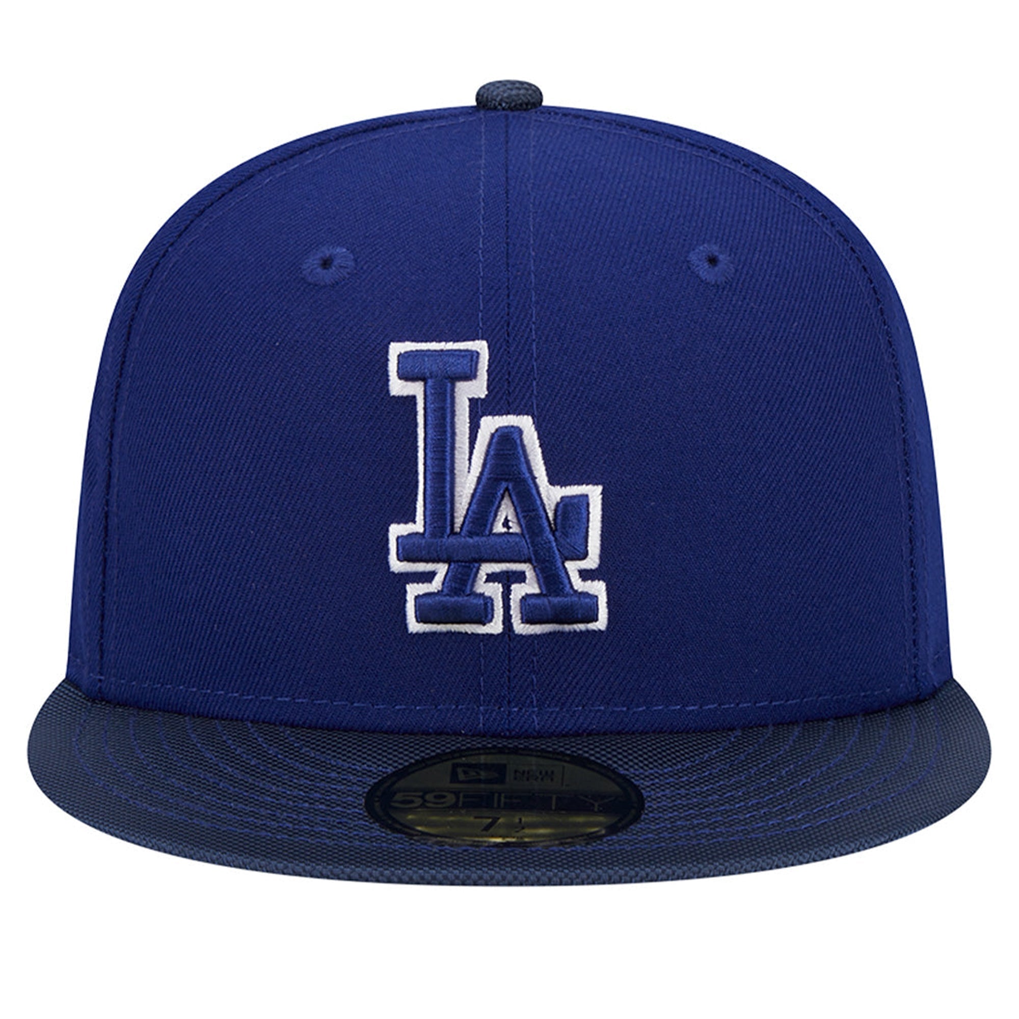 New Era Men 5950 Active Los Angeles Dodgers Hat (Royal White)-Nexus Clothing