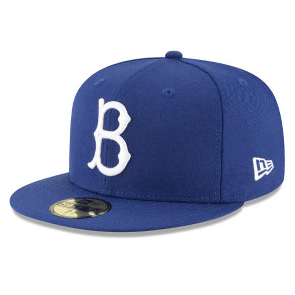 New Era Men 59Fifty Cap Brooklyn Dodgers COOP Wool fitted-Blue-6 7/8-Nexus Clothing
