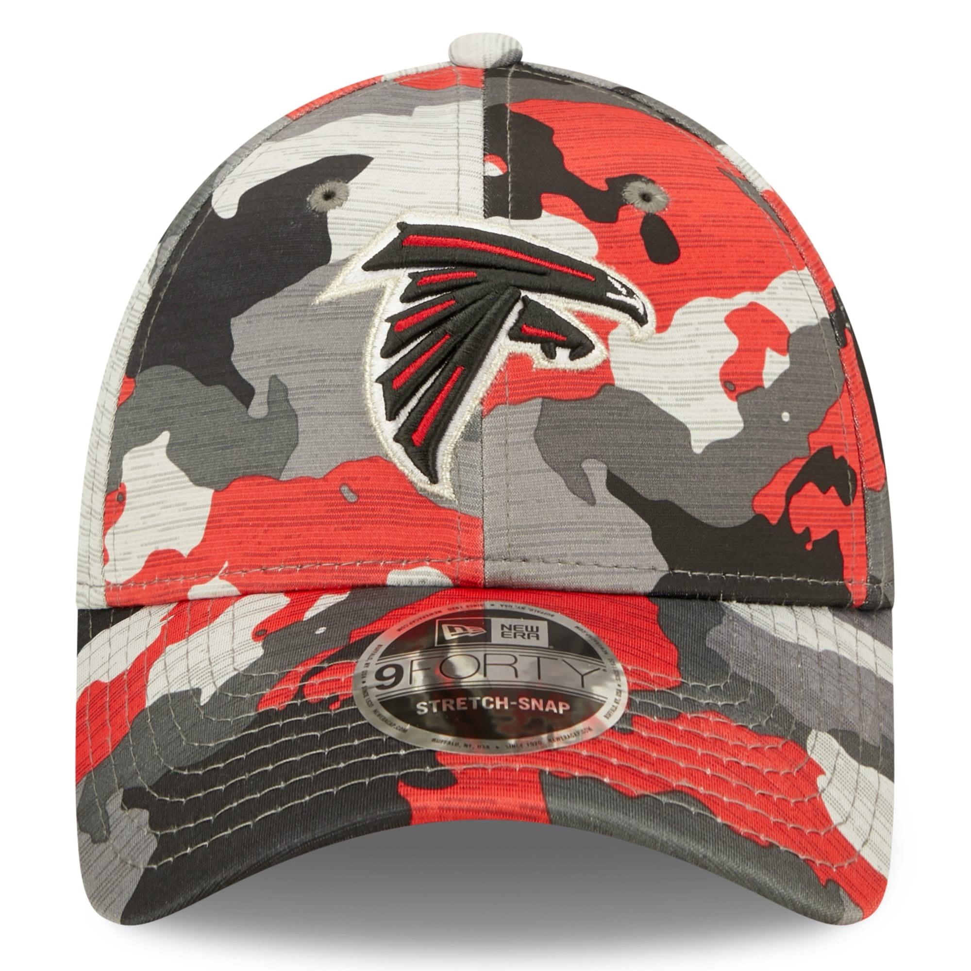 New Era Men Atlanta Falcons NFL Training 9forty Snapback (Red Camo)-Red Camo-OneSize-Nexus Clothing