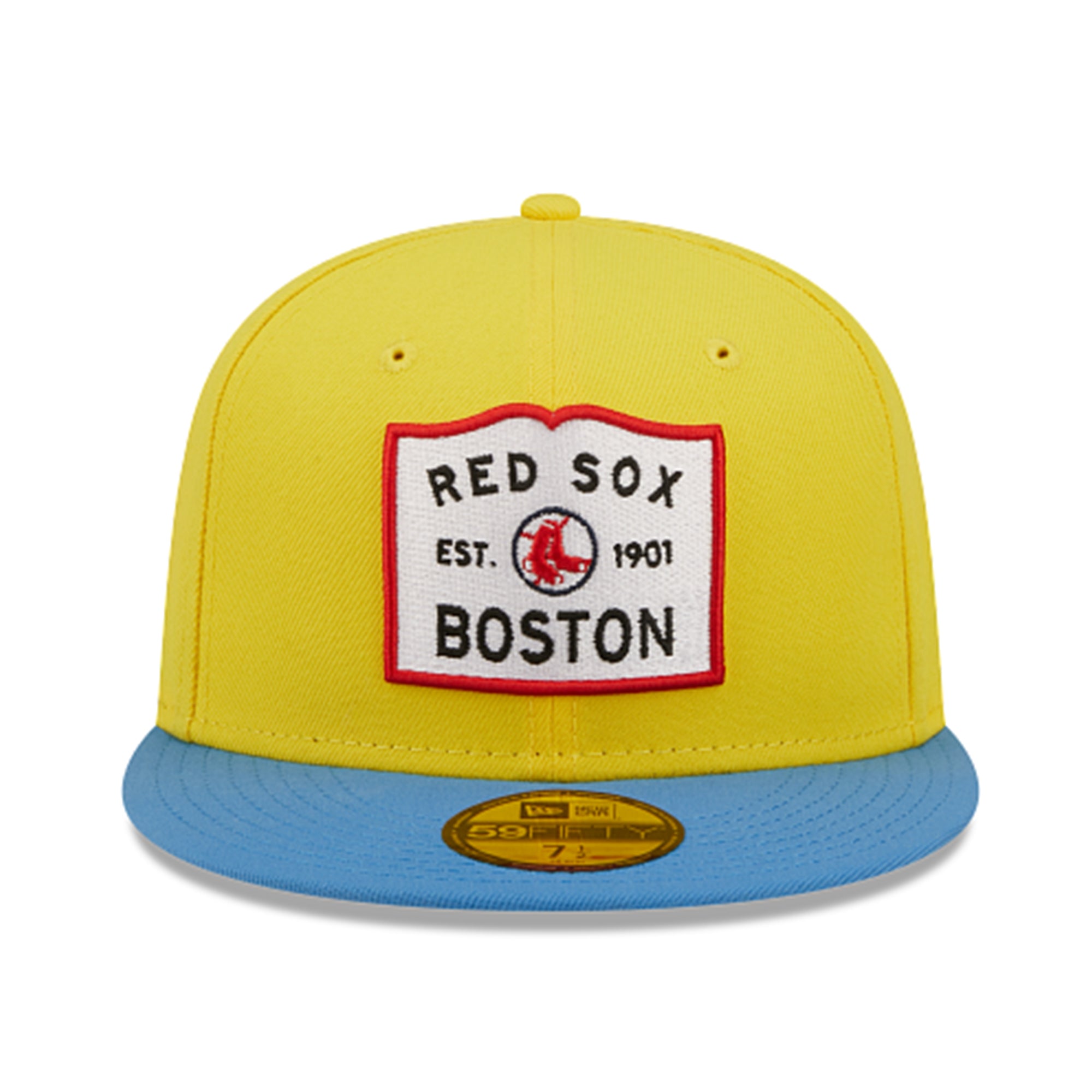New Era Men Boston Red Sox 59FIFTY Fitted (Yellow)-Nexus Clothing