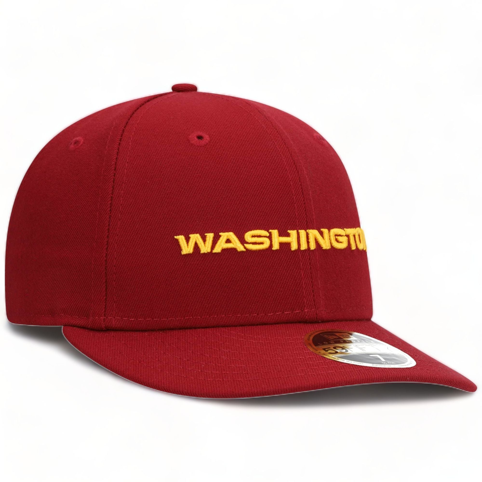 New Era Men Burgundy Washington Football Team Basic Low Profile 59FIFTY Fitted Hat-Nexus Clothing