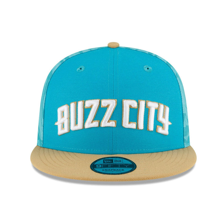 New Era Men Charlotte Hornets 2023 City Edition 9FIFTY Snapback (Blue Gold)-Nexus Clothing