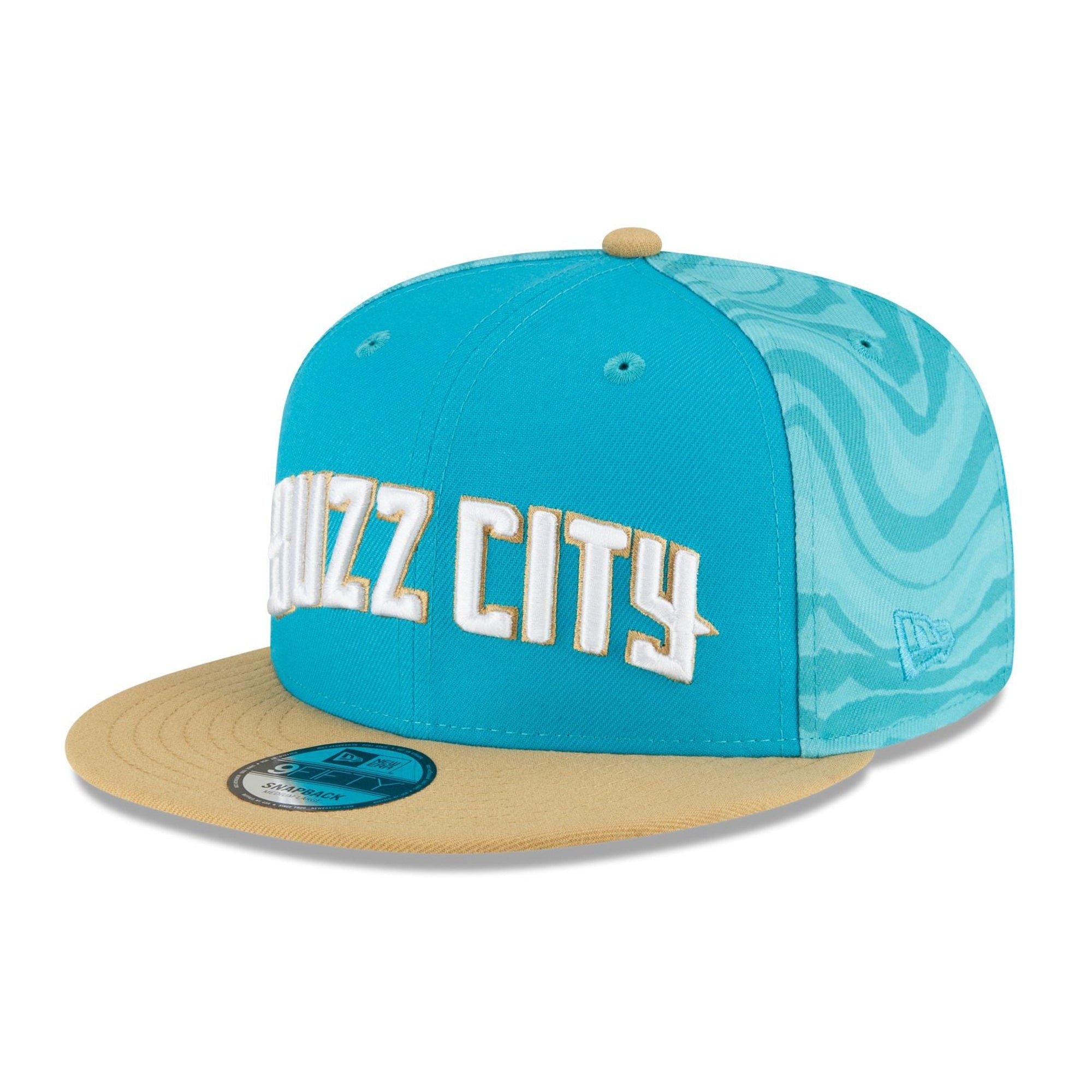 New Era Men Charlotte Hornets 2023 City Edition 9FIFTY Snapback (Blue Gold)-Blue Gold-OneSize-Nexus Clothing