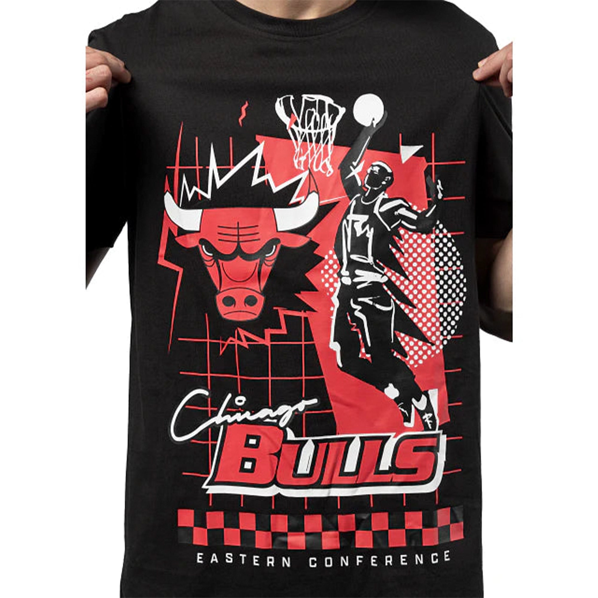 New Era Men Chicago Bulls All-Star Tee (Black)-Black-Small-Nexus Clothing